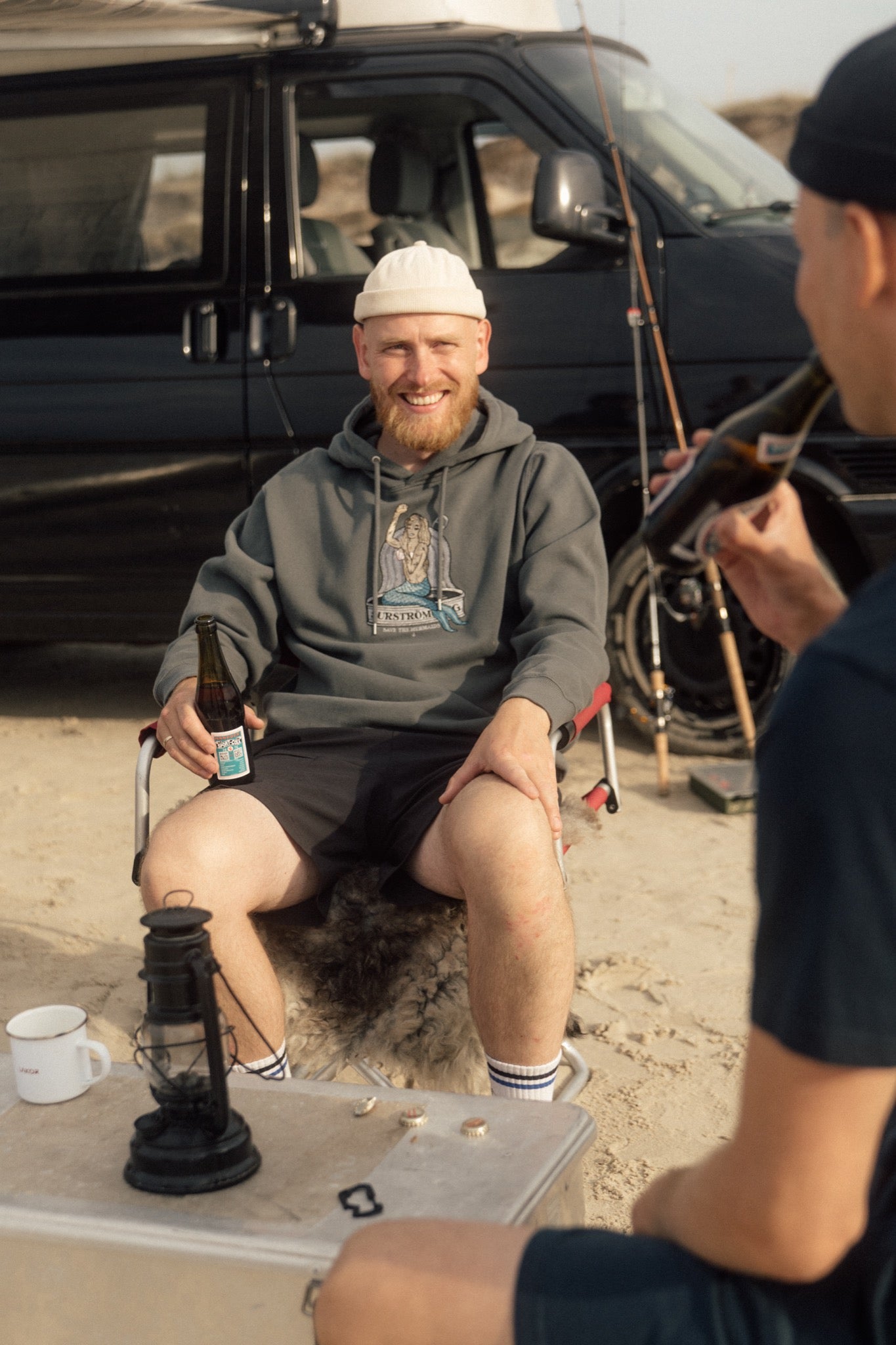 LAKOR Docker Courd Cap Headwear Light Sand