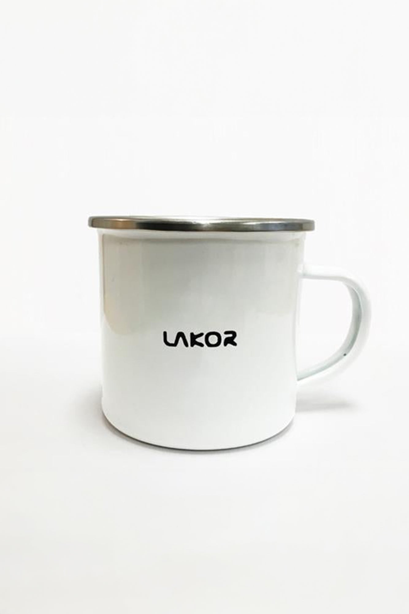 Egret Emaille Tasse - White