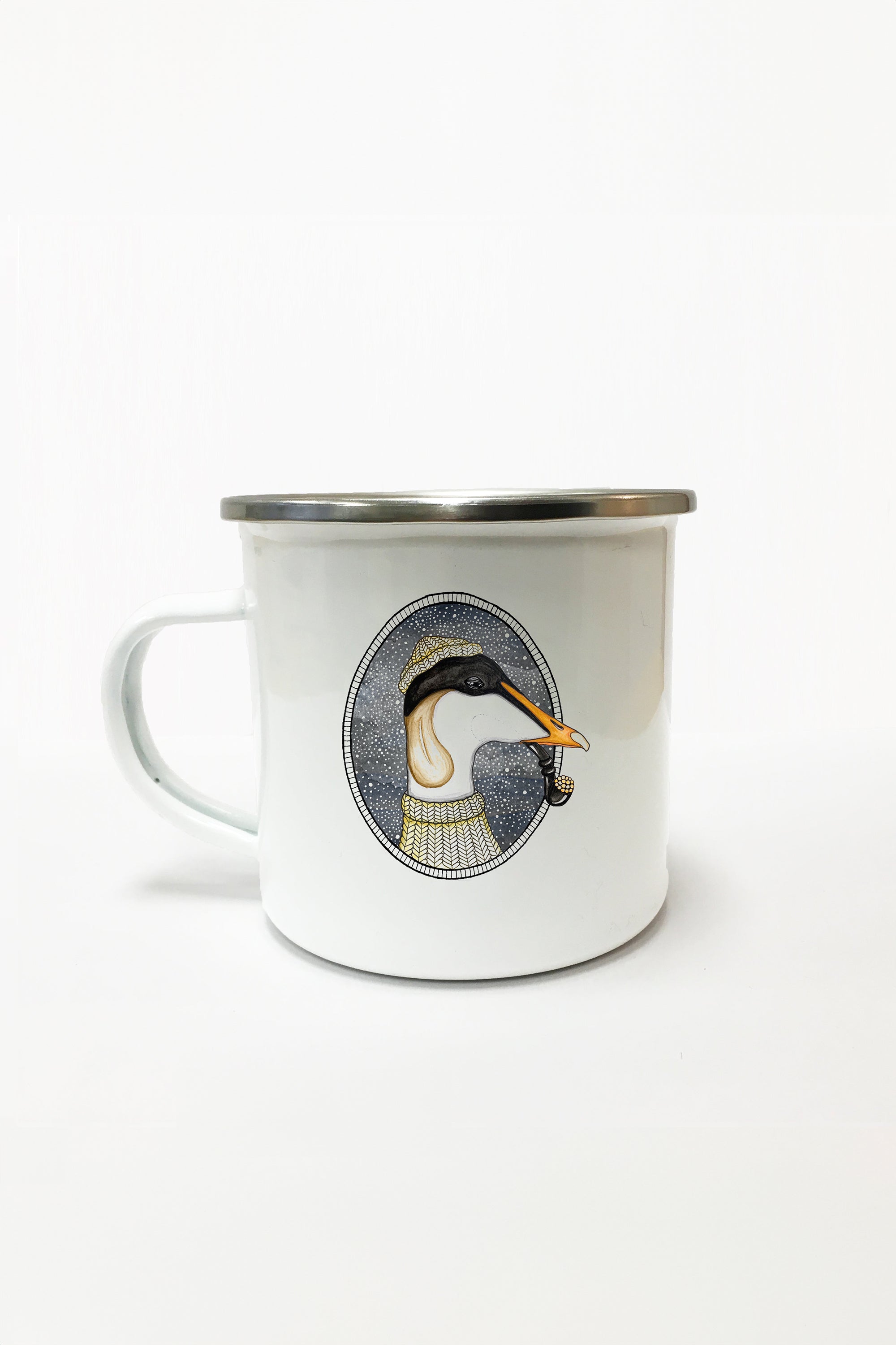 LAKOR Eider Sailor Emaljekrus Mug White
