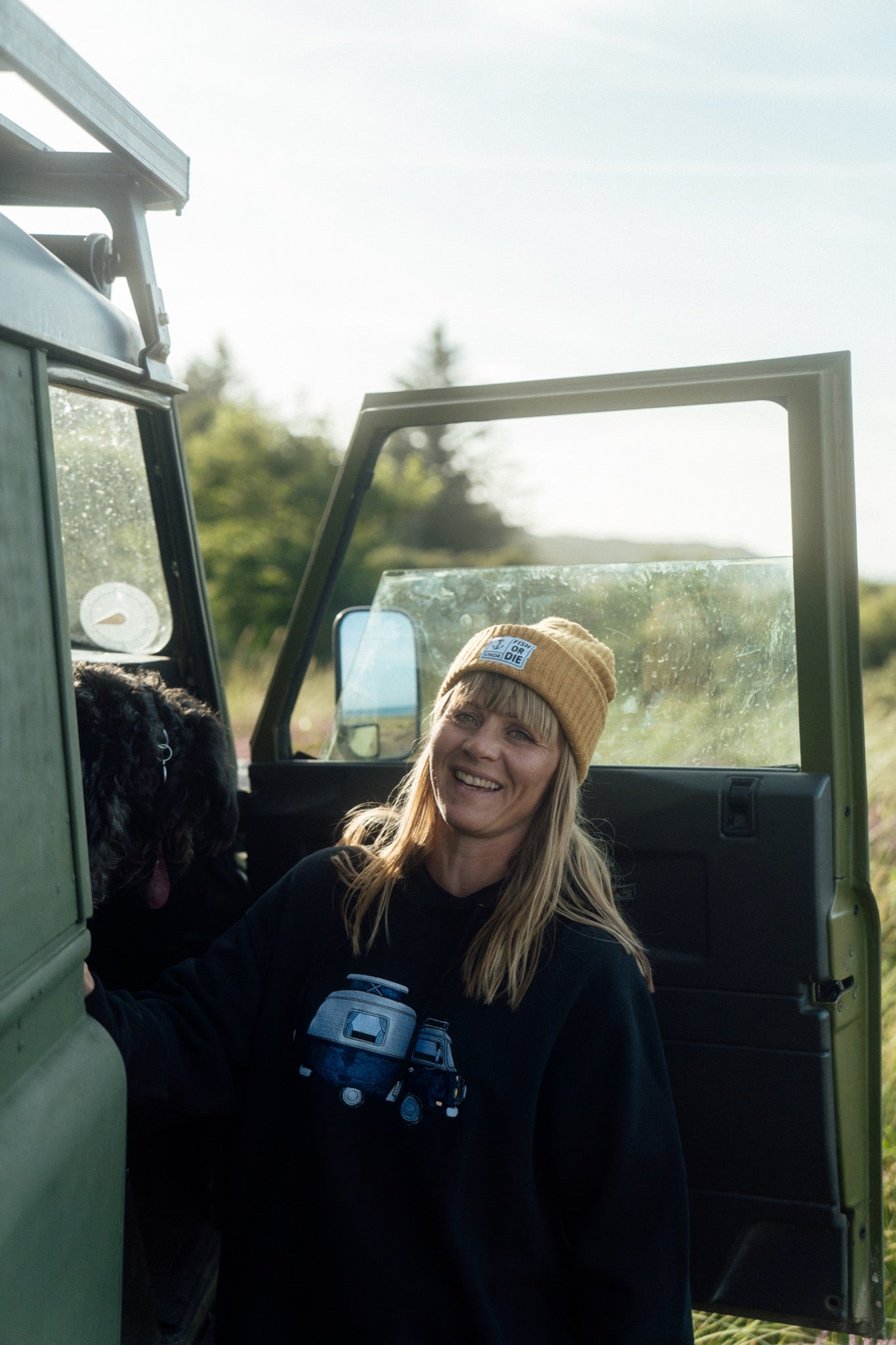 Fish or Die Beanie - Yellow