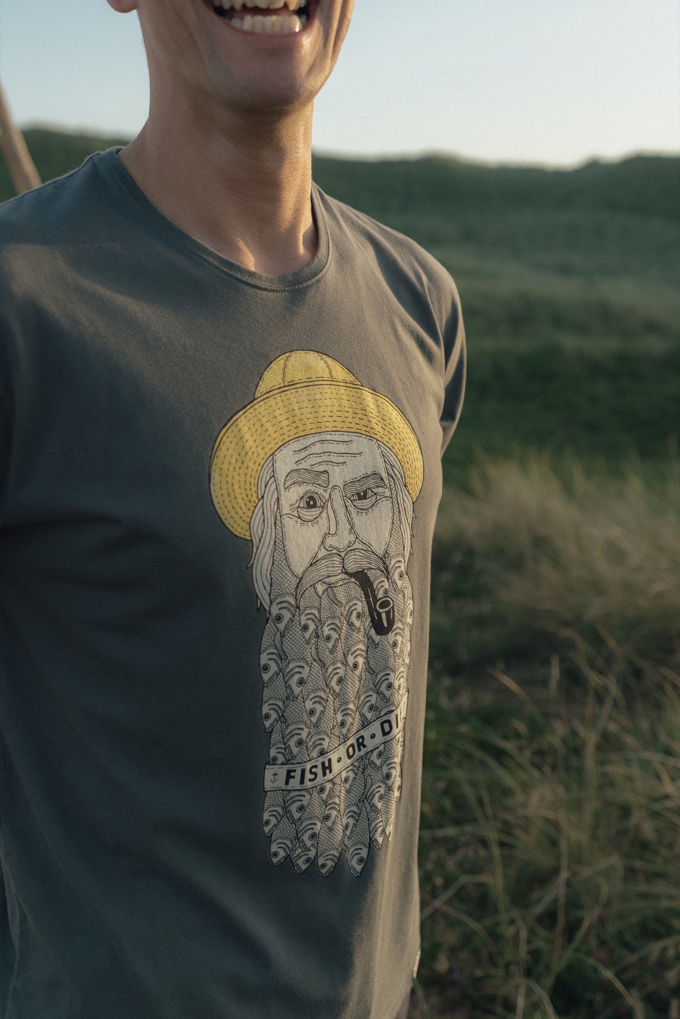 LAKOR Fishy Beard T-shirt T-Shirt Urban Chic