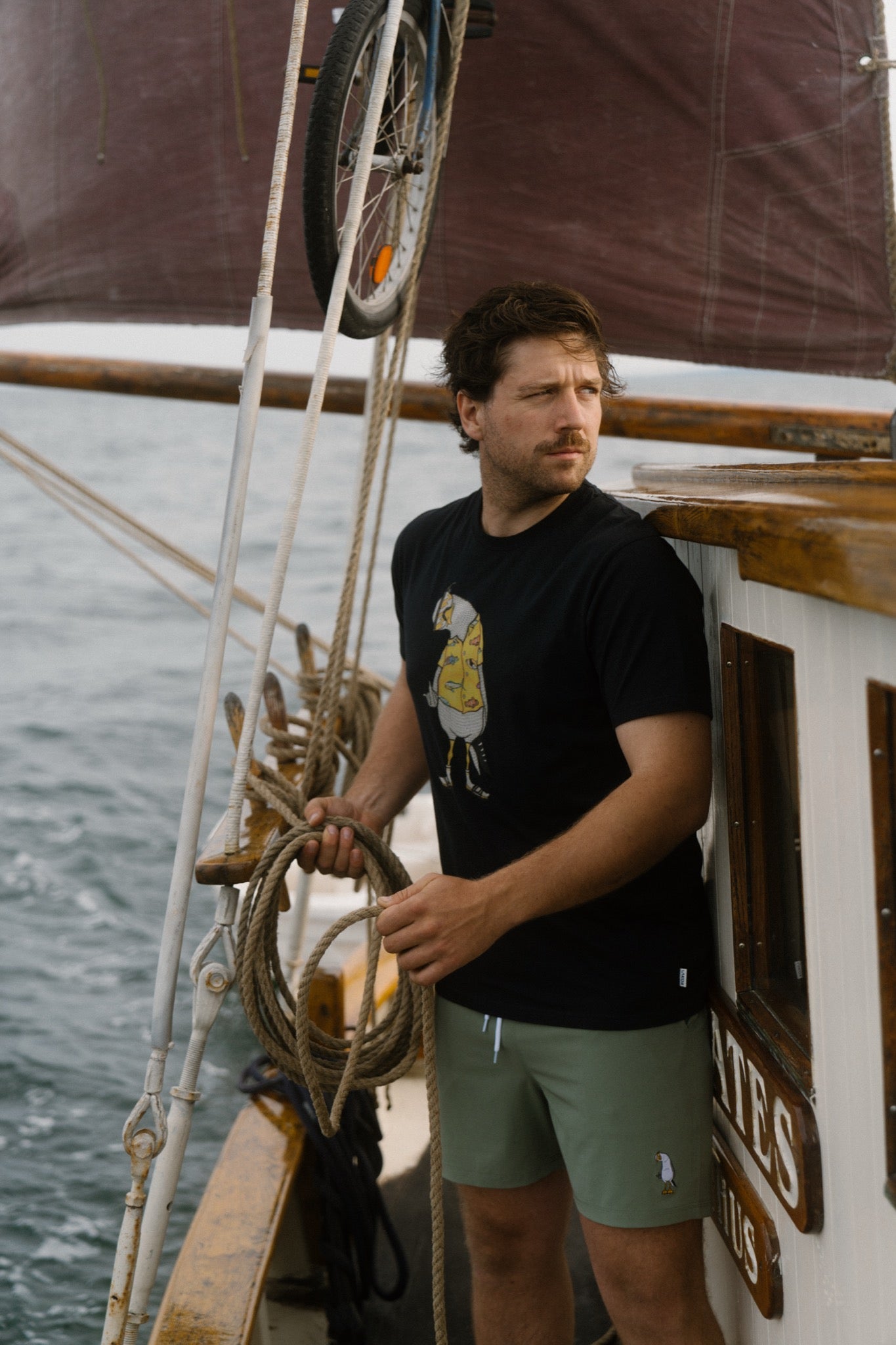 LAKOR Flipping The Bird T-shirt T-Shirt Moonless Night