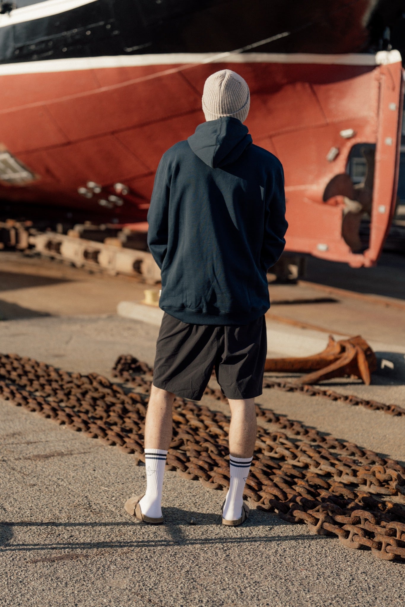 LAKOR Haddock Hoodie Sweatshirt Blueberry