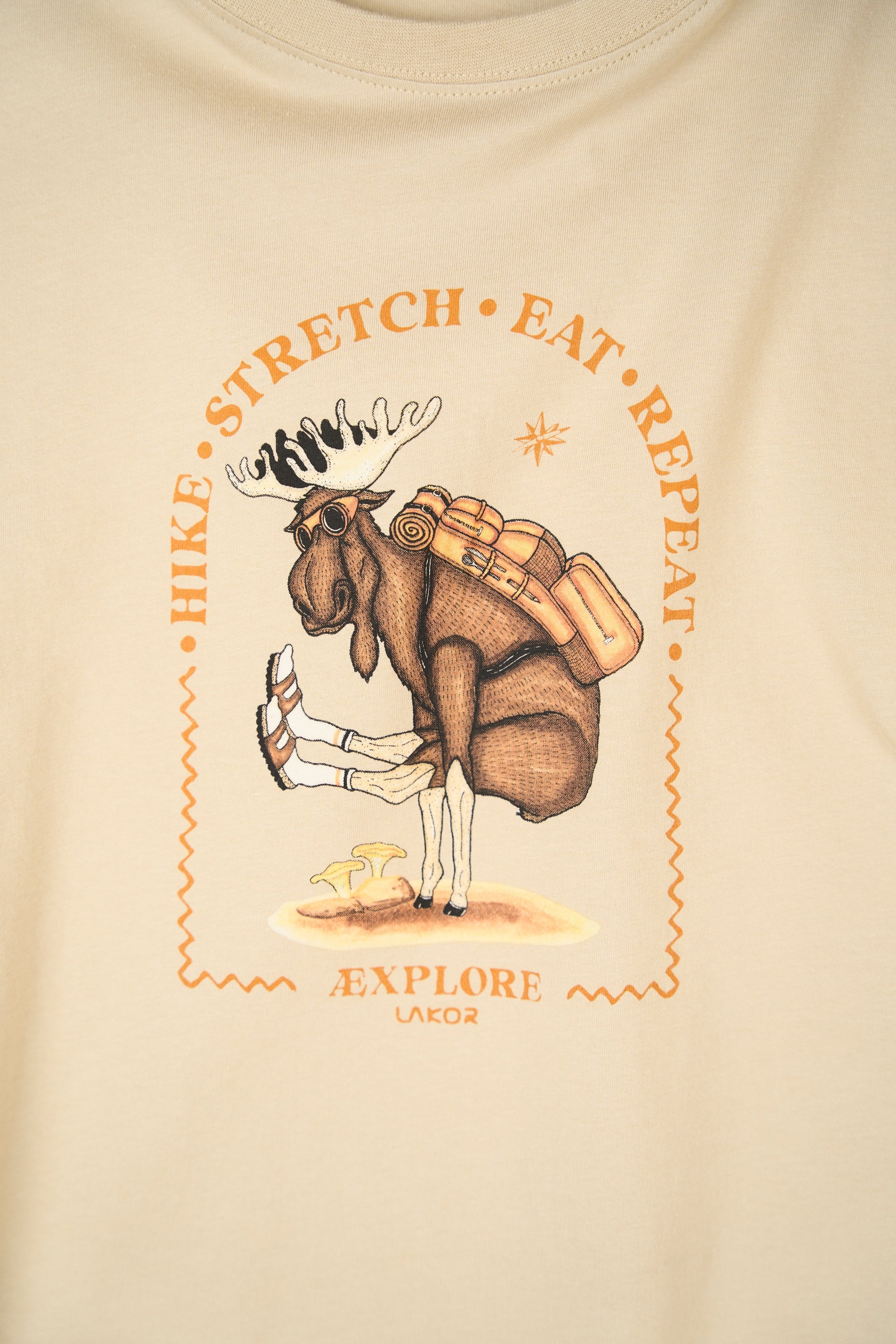 LAKOR Hike Stretch T-shirt T-Shirt White Pepper