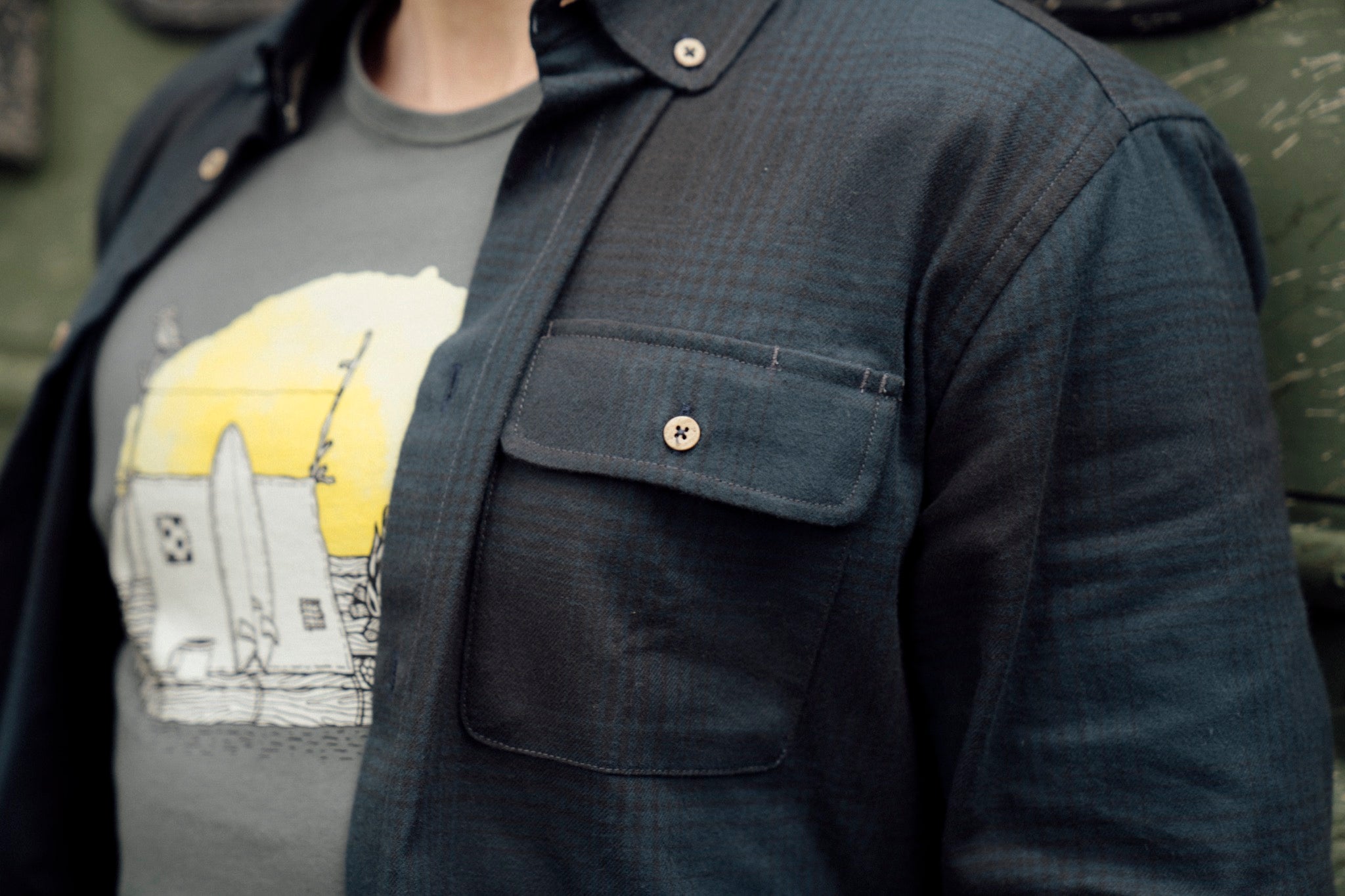 LAKOR Inca Unna Shirt Shirt Blueberry