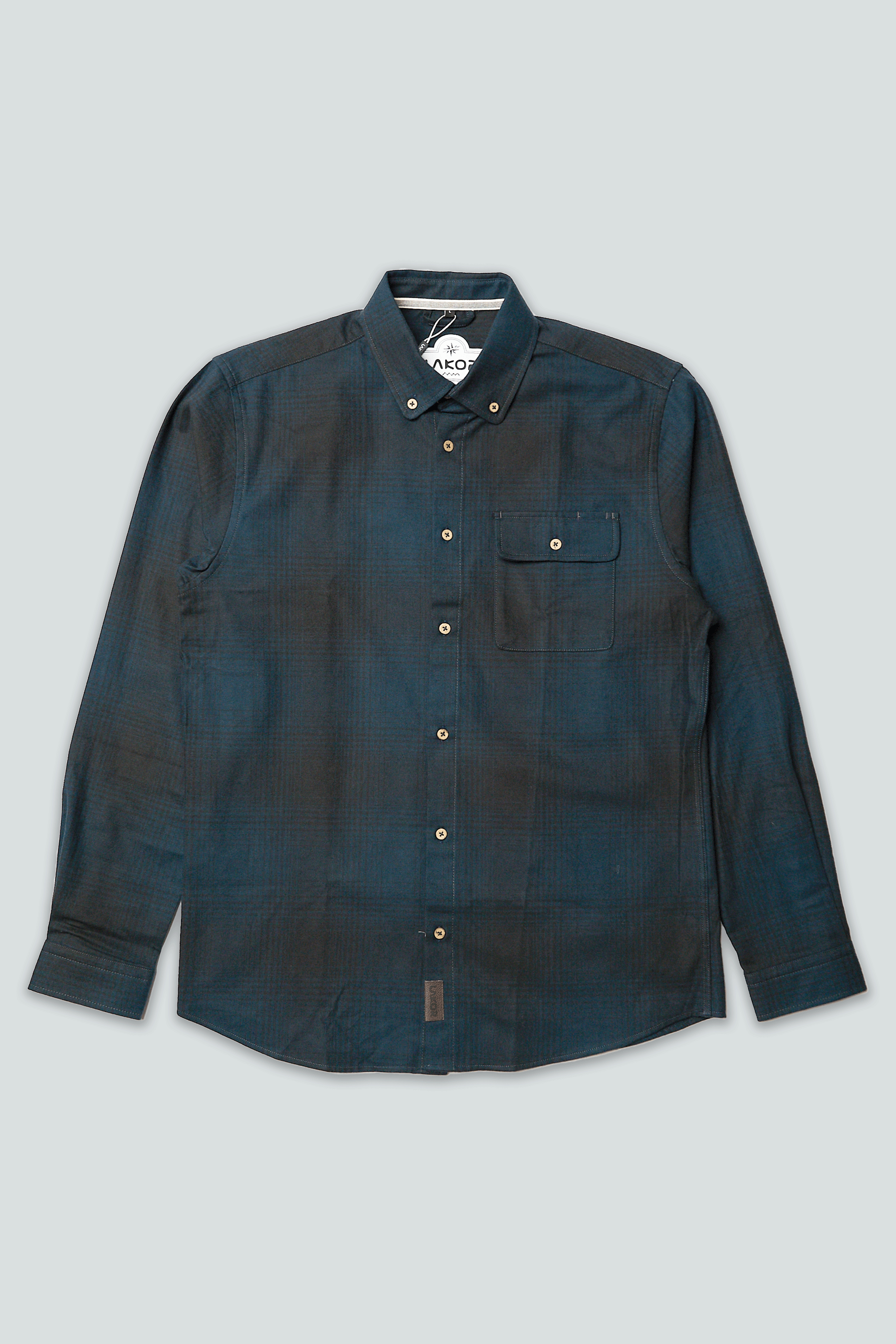 LAKOR Inca Unna Shirt Shirt Blueberry/White Pepper
