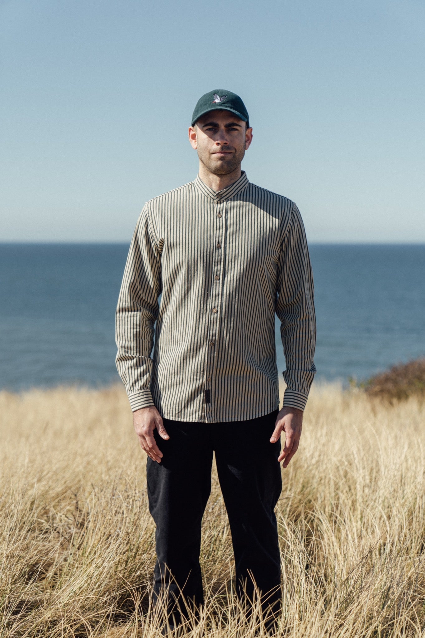 LAKOR Kløvedal Shirt Shirt Green Gables/White Pepper