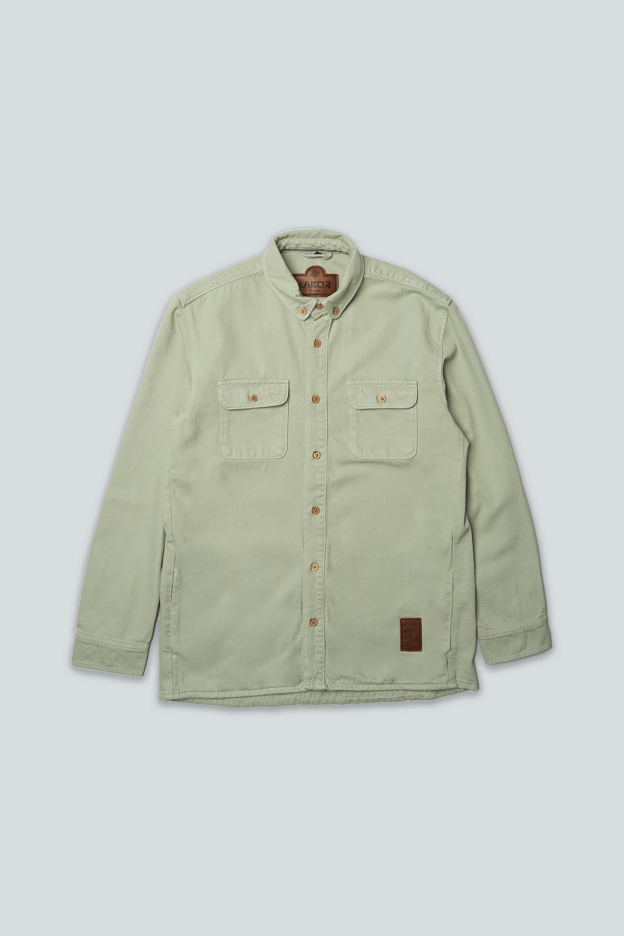 LAKOR Knokkel Shirt Overshirt Desert Sage