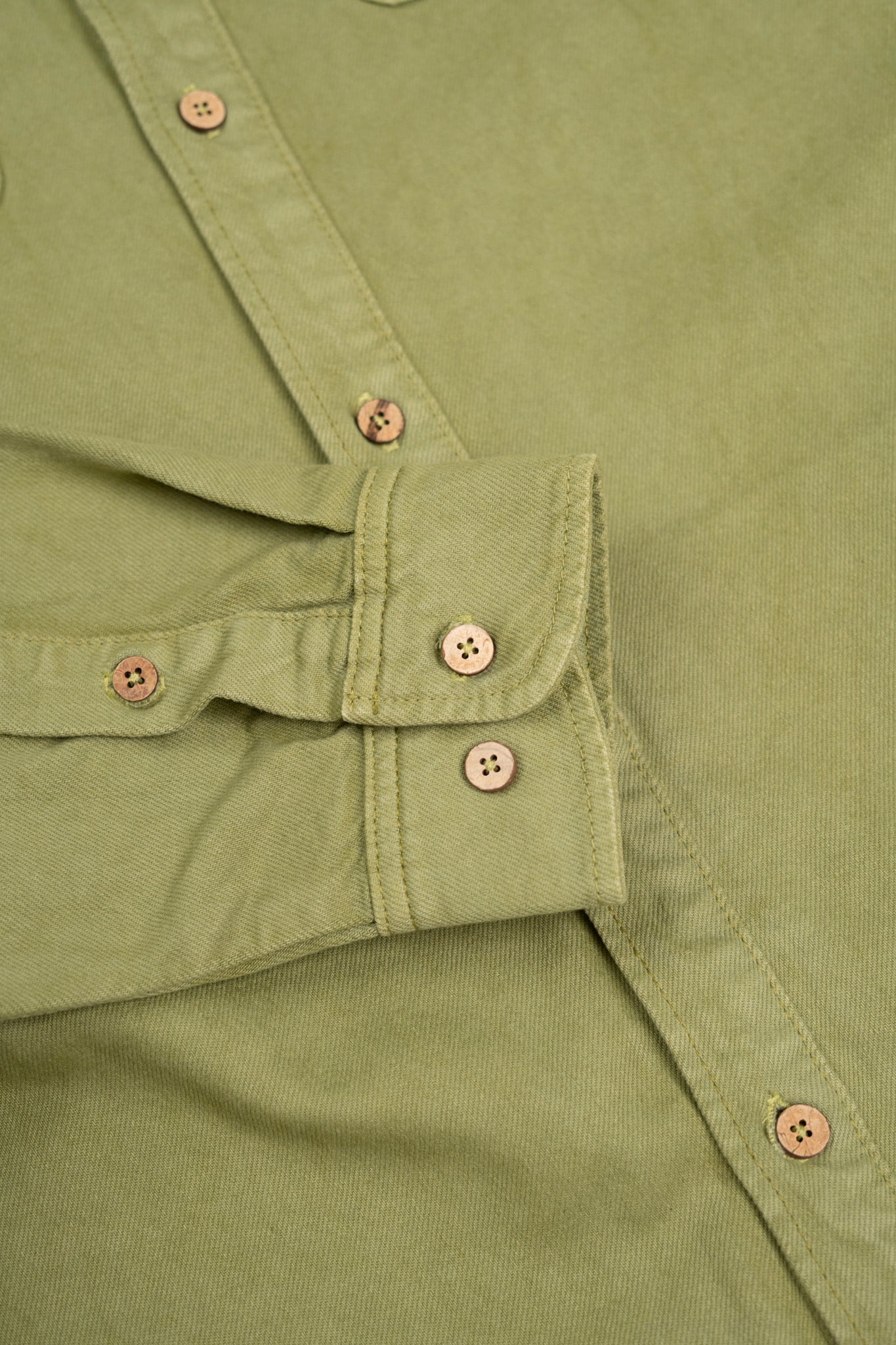 LAKOR Knokkel Shirt Overshirt Mosstone