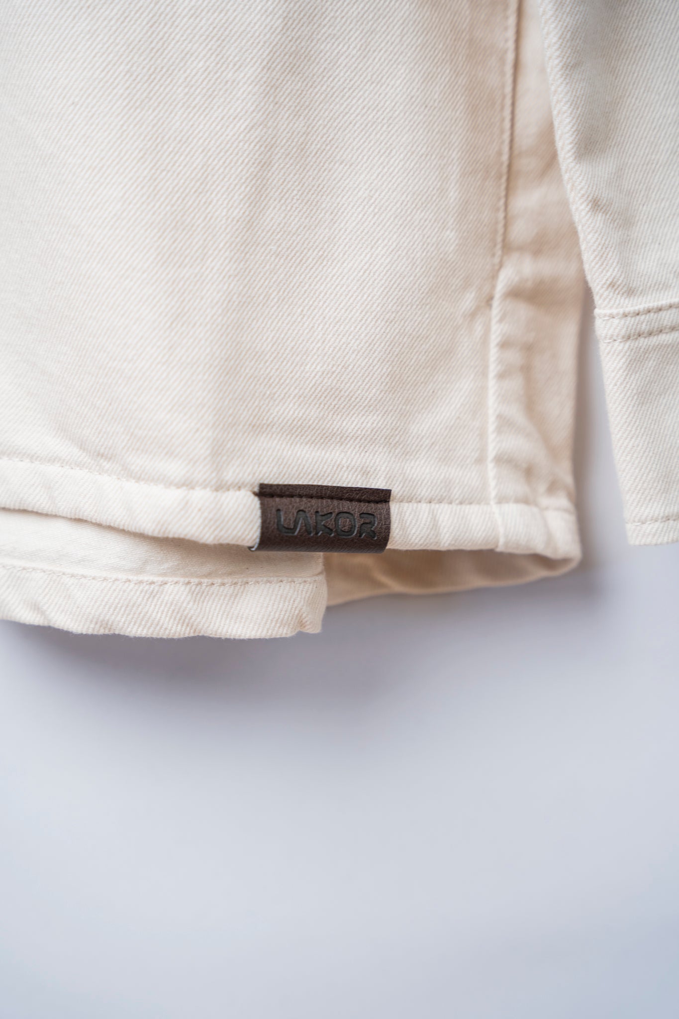 LAKOR Knokkel Shirt Overshirt Undyed
