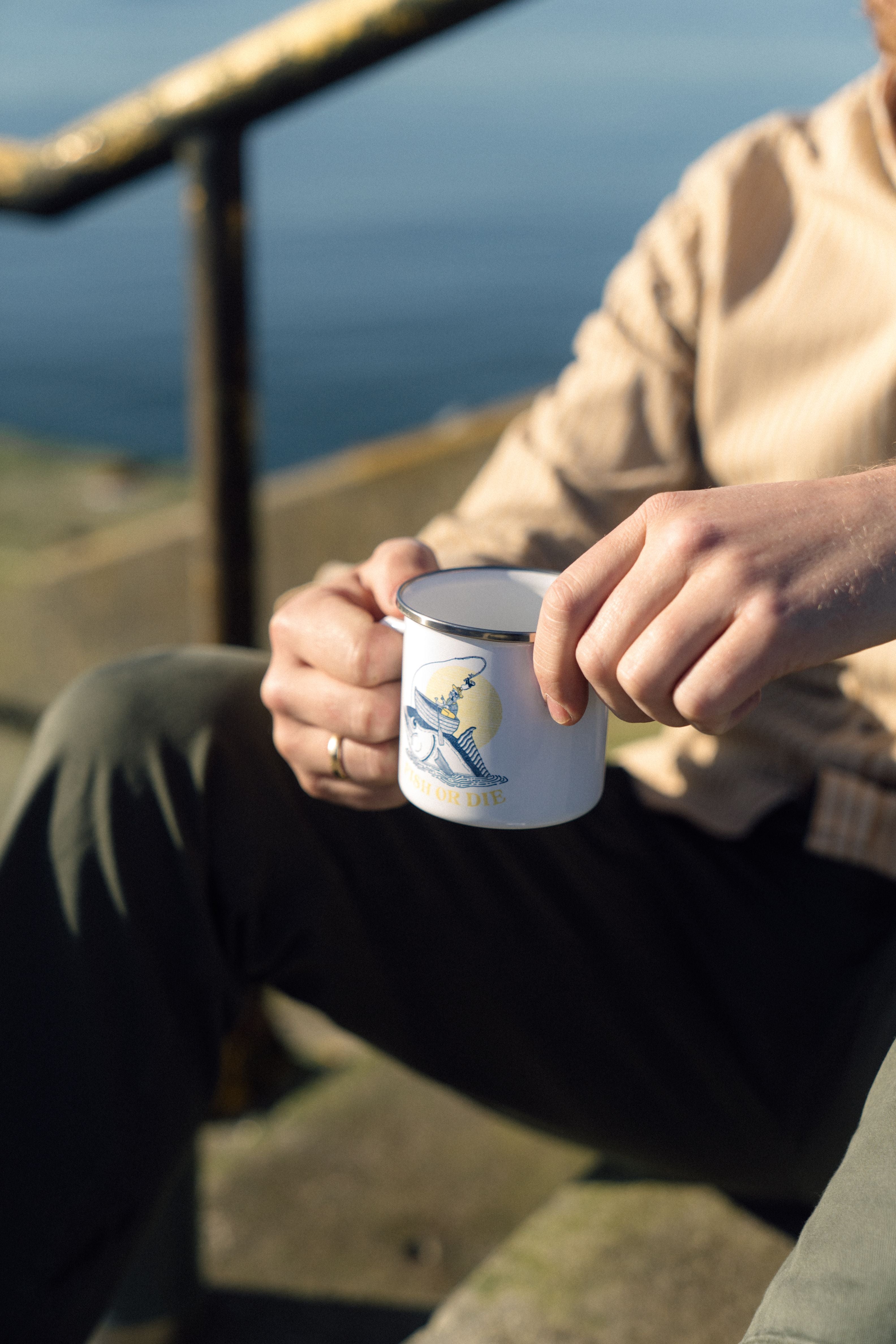 Reel Big Fish Emaille Tasse