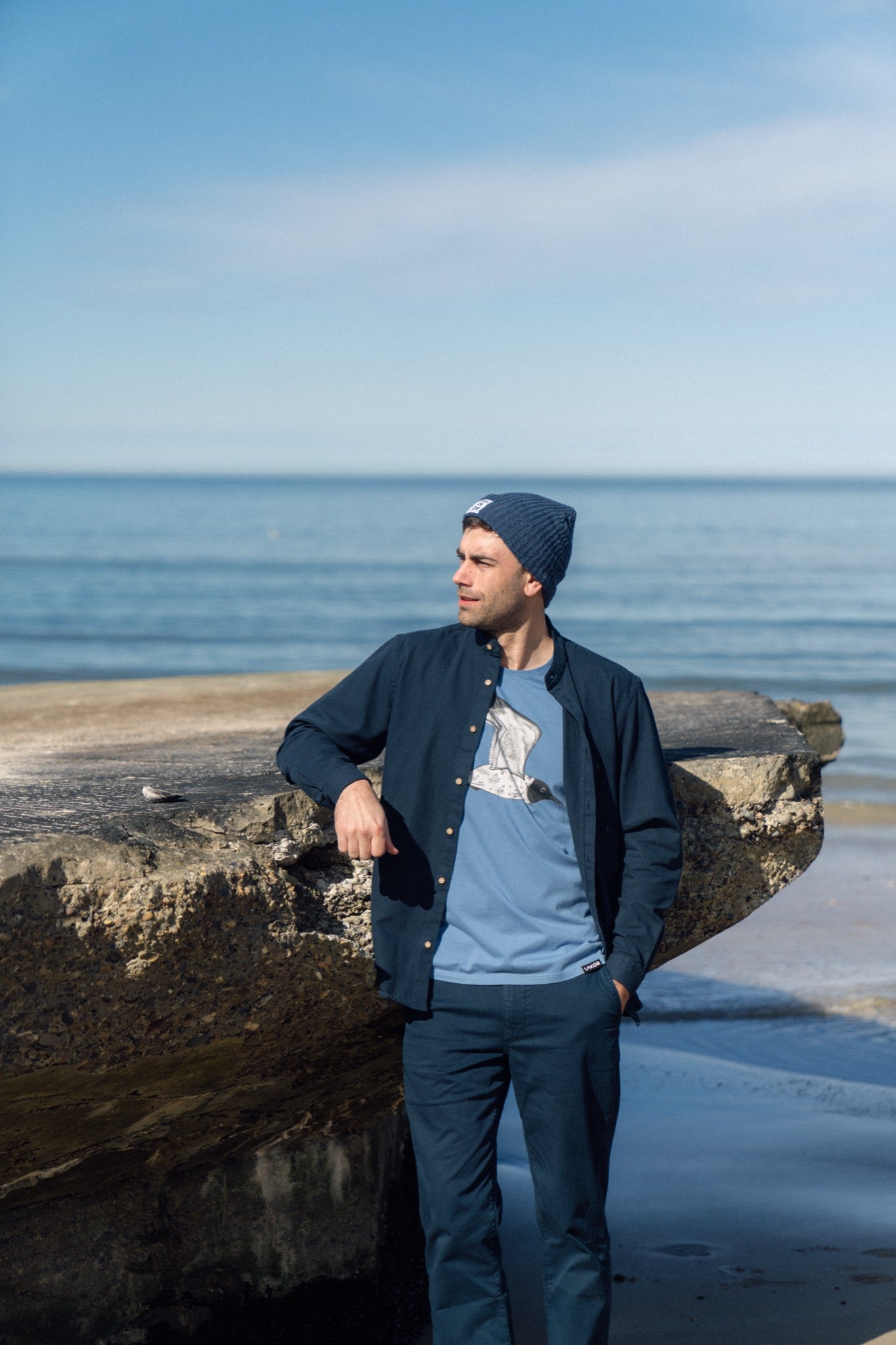 Plain Dal Shirt (Blueberry)