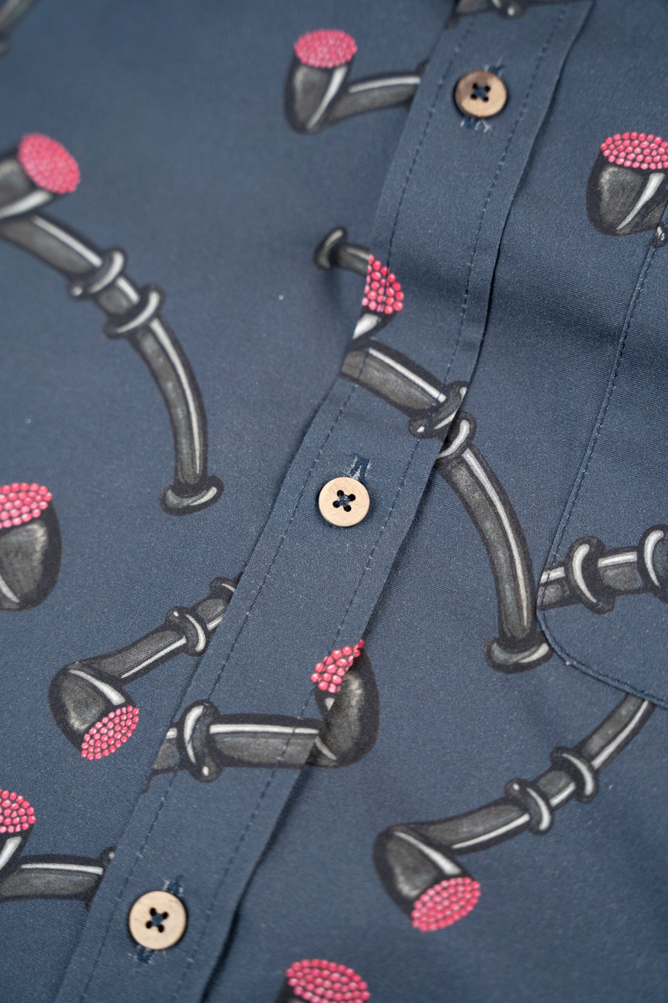 LAKOR Lakridspibe LS Shirt Shirt Mood Indigo