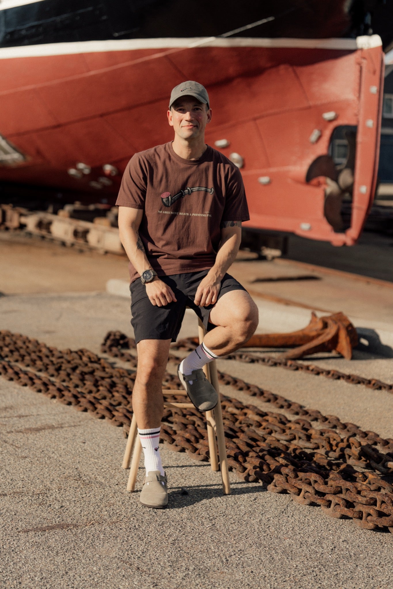 LAKOR Lakridspibe T-shirt T-Shirt Chicory Coffee