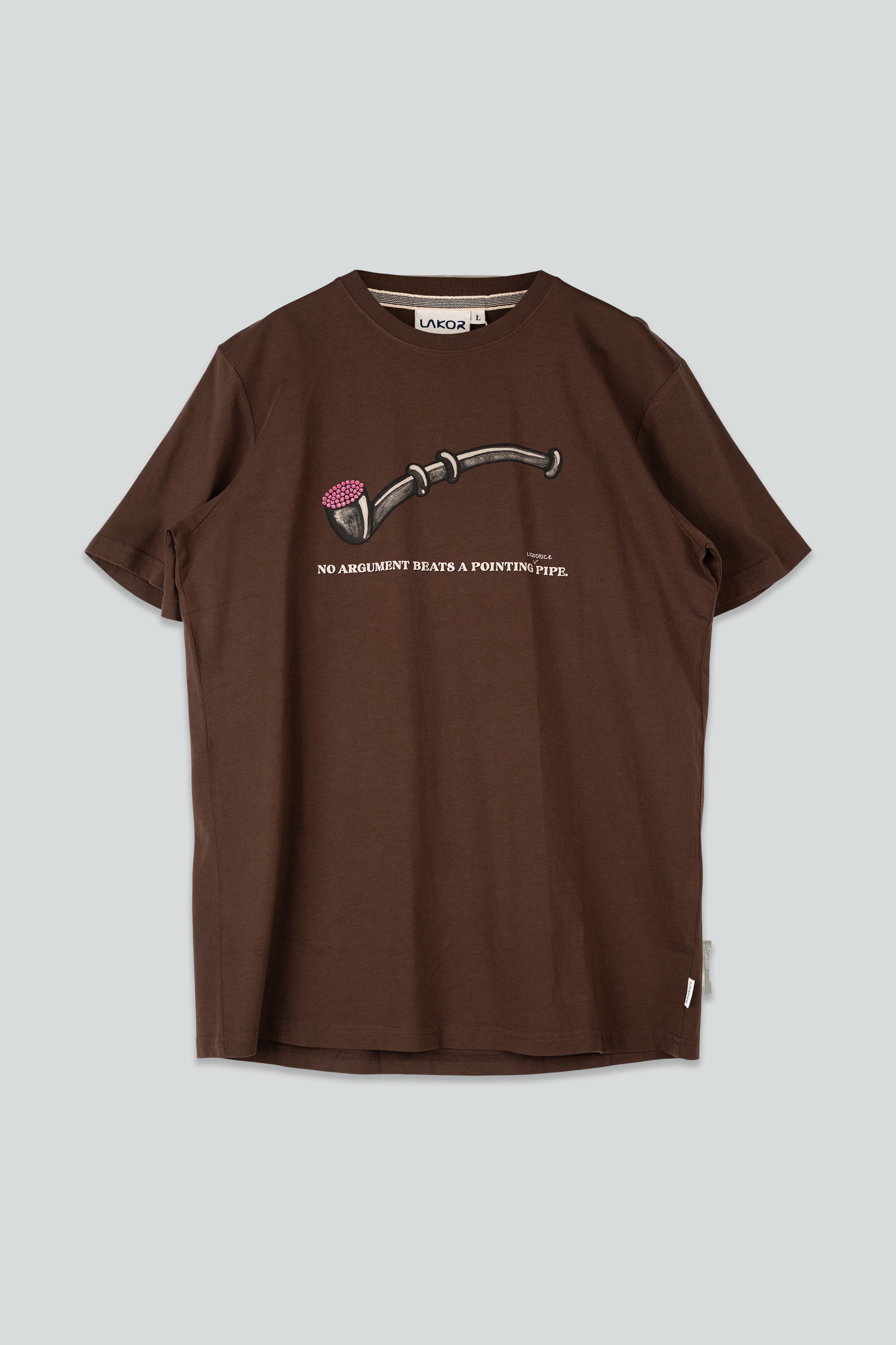 LAKOR Lakridspibe T-shirt T-Shirt Chicory Coffee