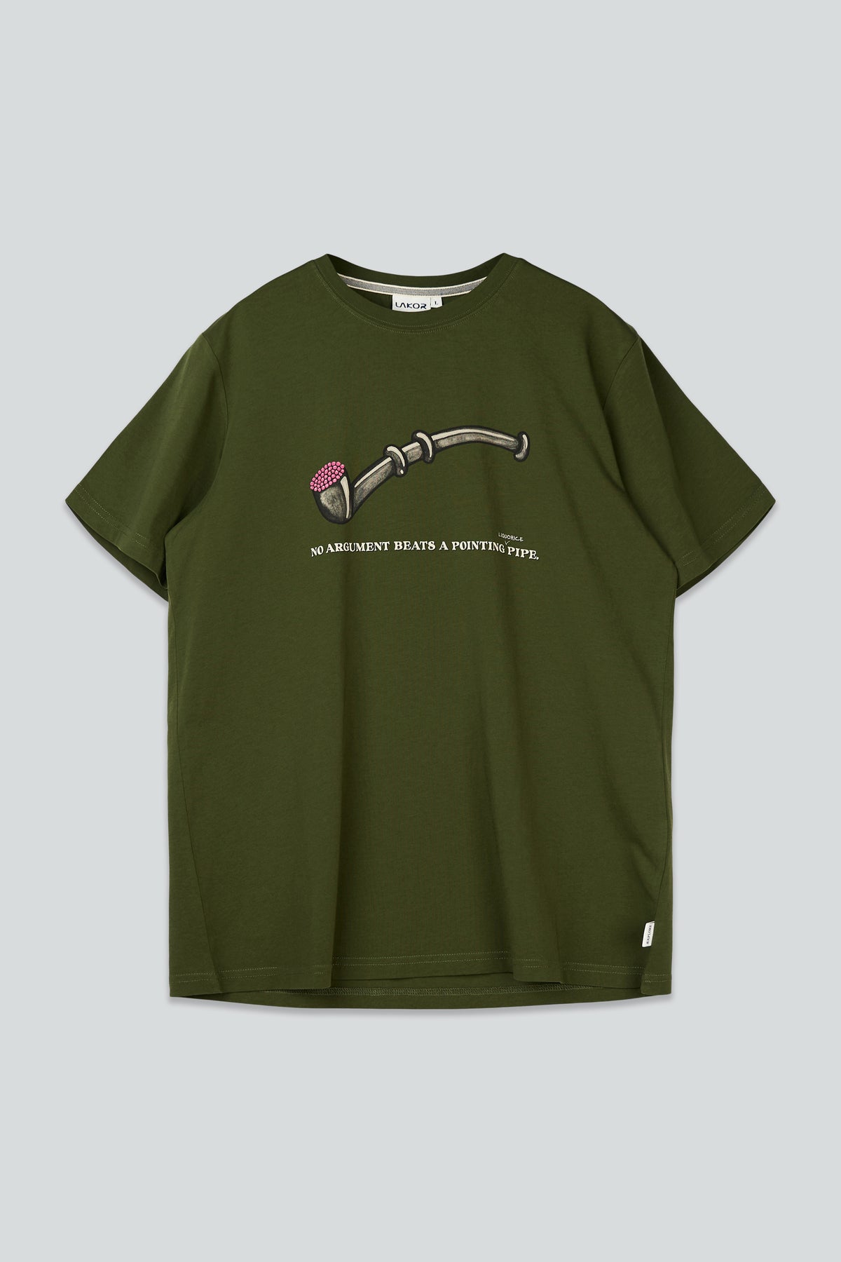 LAKOR Lakridspibe T-shirt T-Shirt Rifle Green