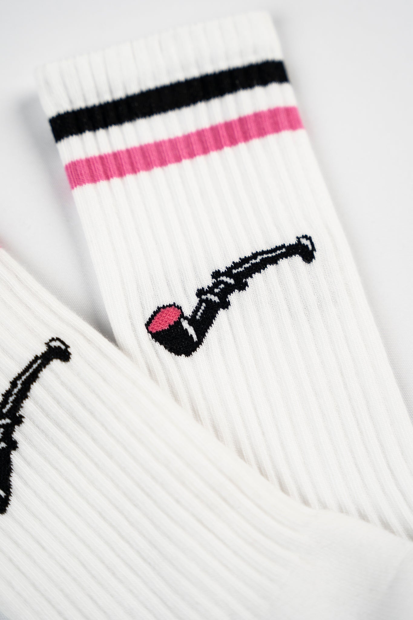 Lakridspibe Tennis Socks - White