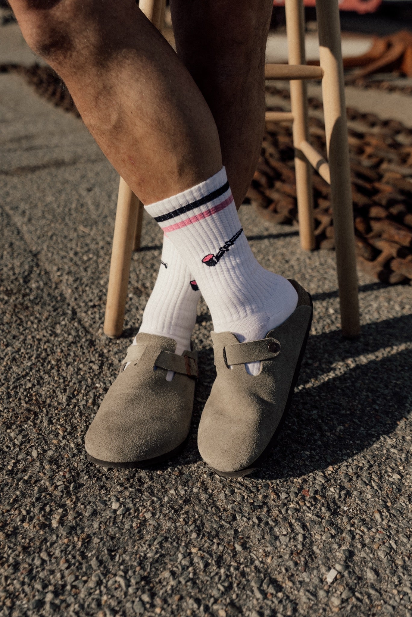 LAKOR Lakridspibe Tennis Socks Tennis Socks White