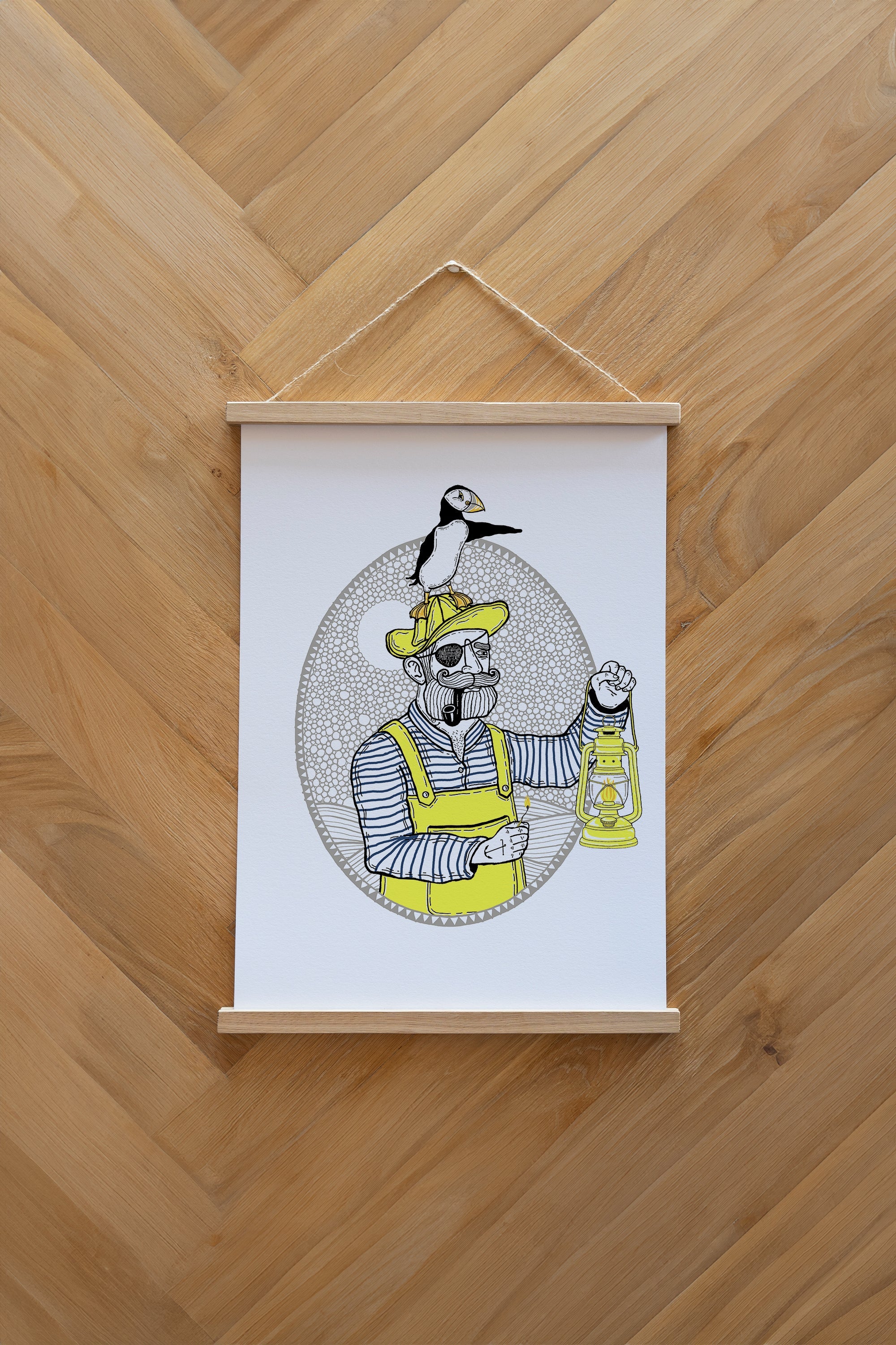 Light The Way Plakat - White