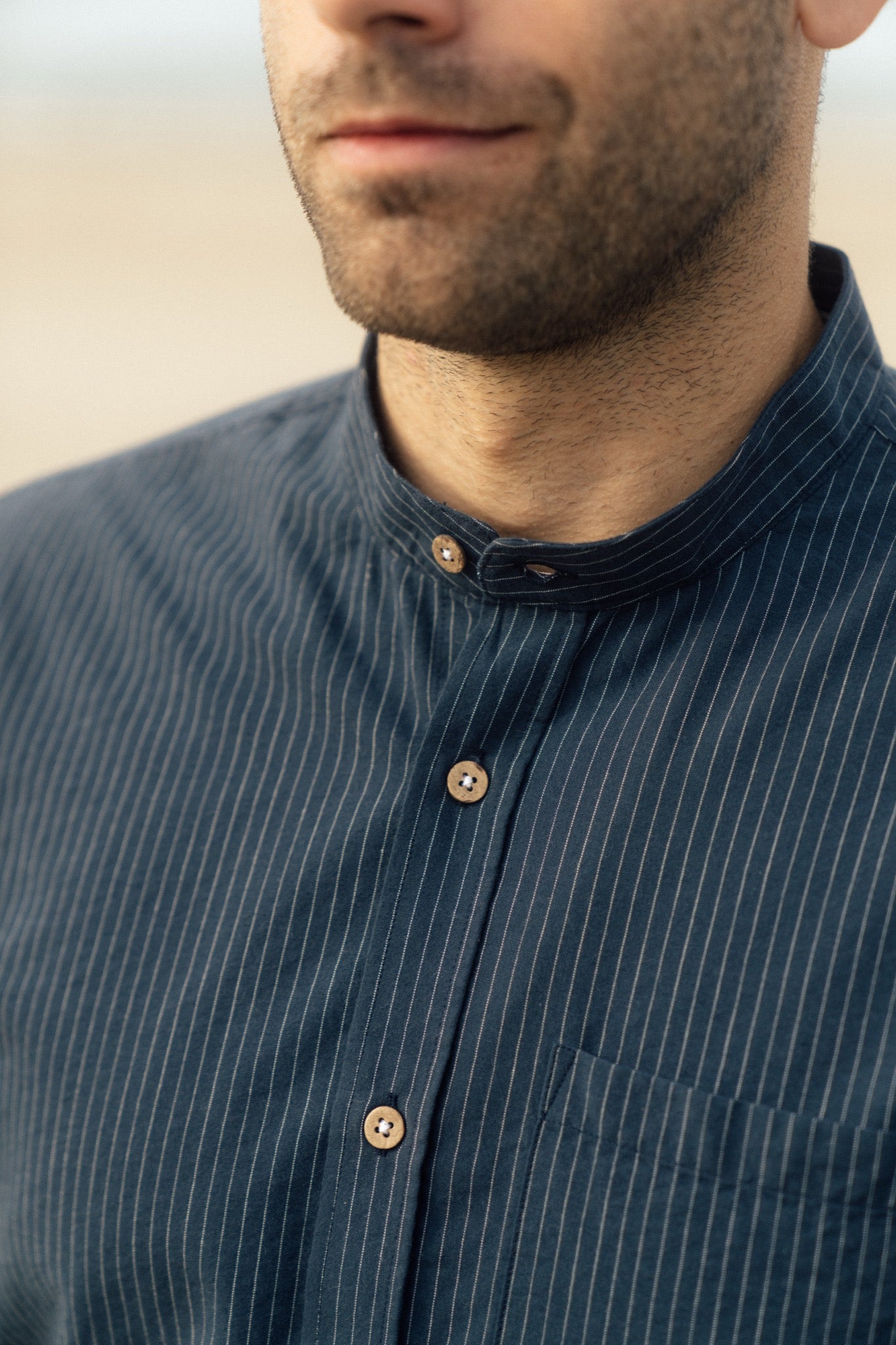 LAKOR Linus Light Shirt Shirt Blueberry