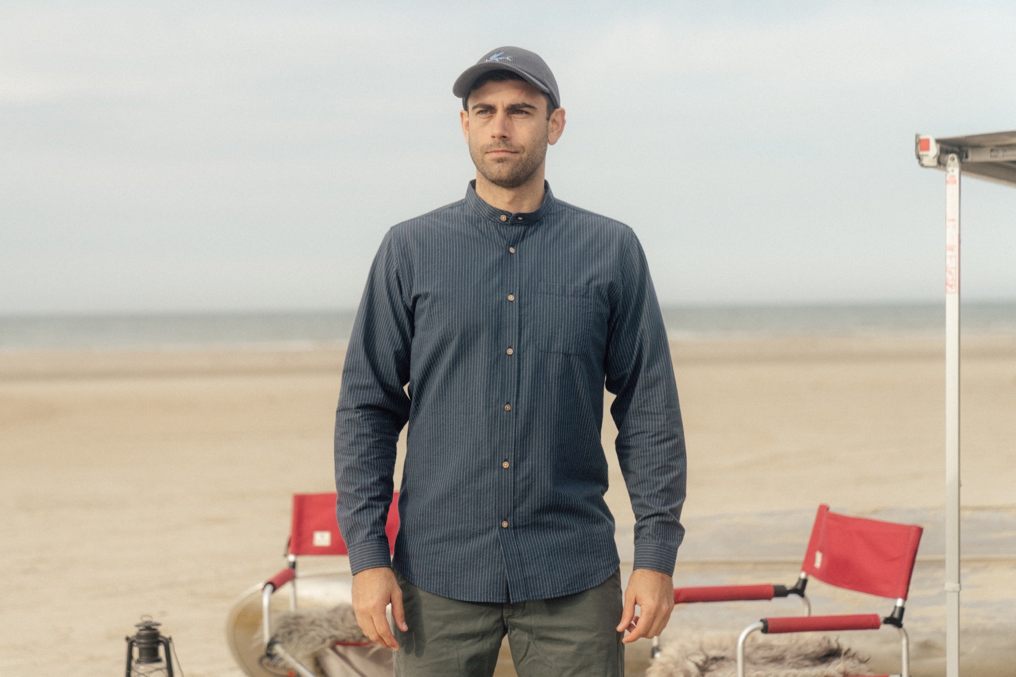 LAKOR Linus Light Shirt Shirt Blueberry