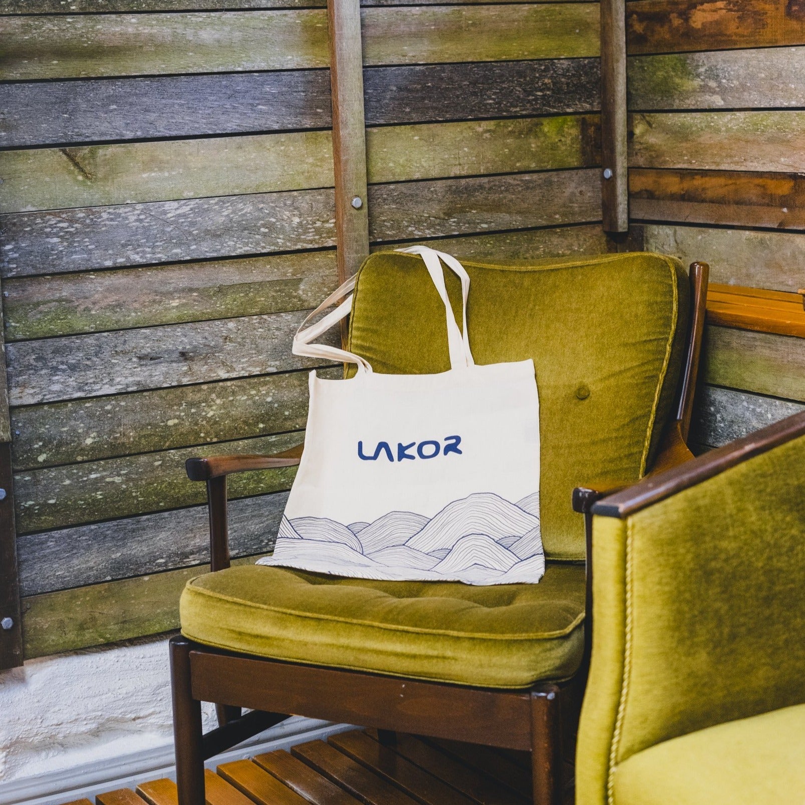 LAKOR Logo Tote Bag Tote Bag Off White