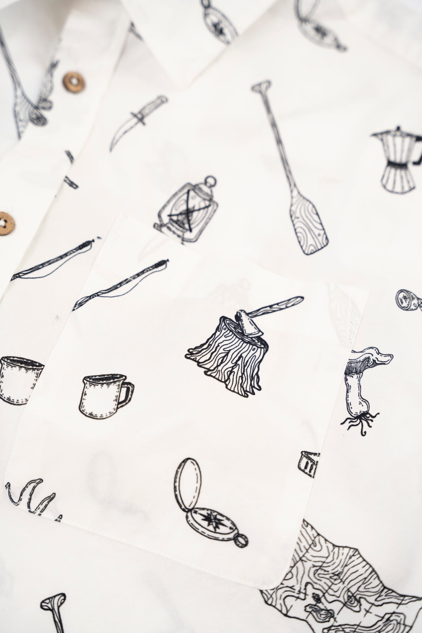 LAKOR Lost Elements Shirt Shirt Star White