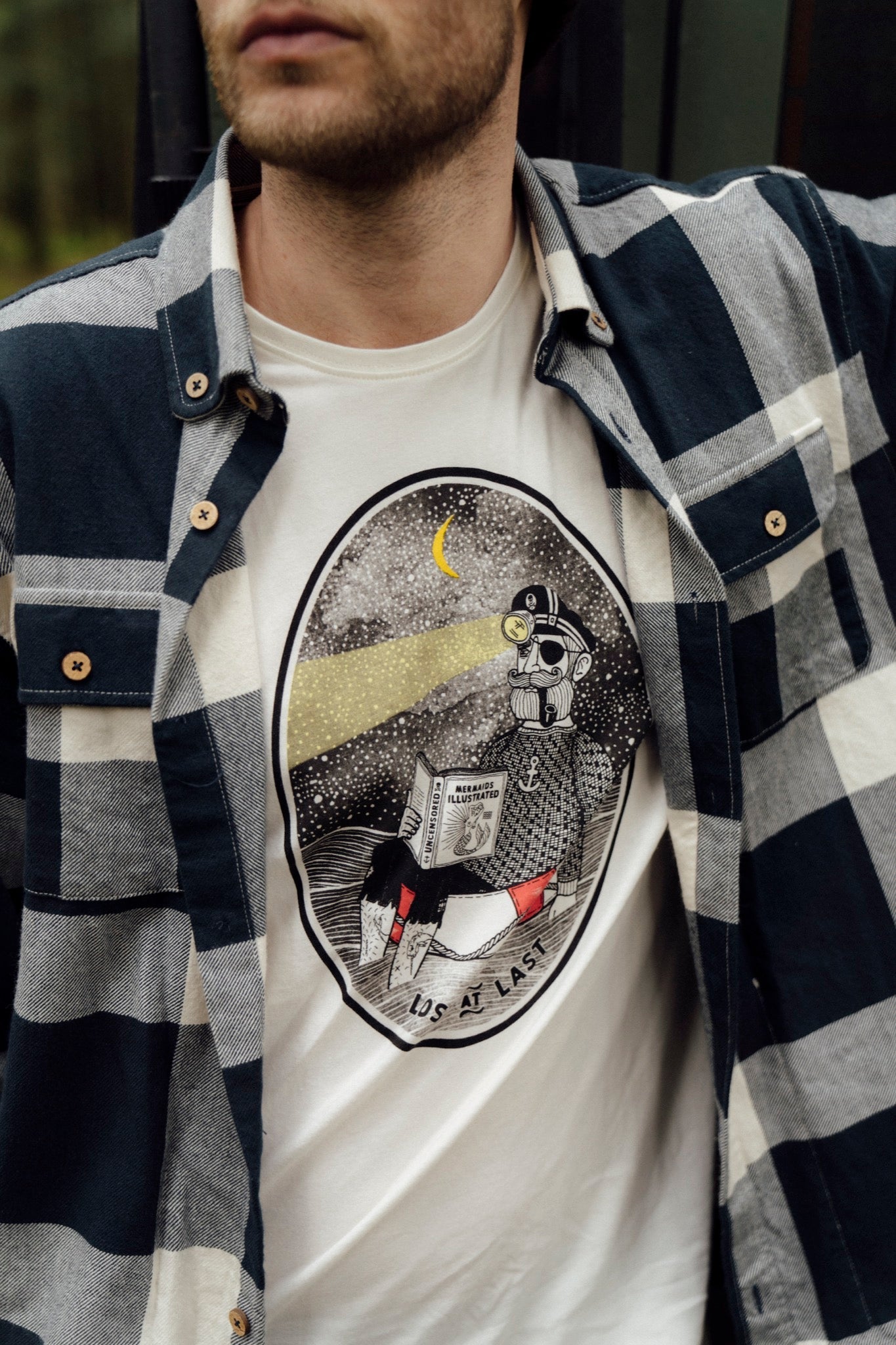 LAKOR Lost at Last T-shirt T-Shirt Star White