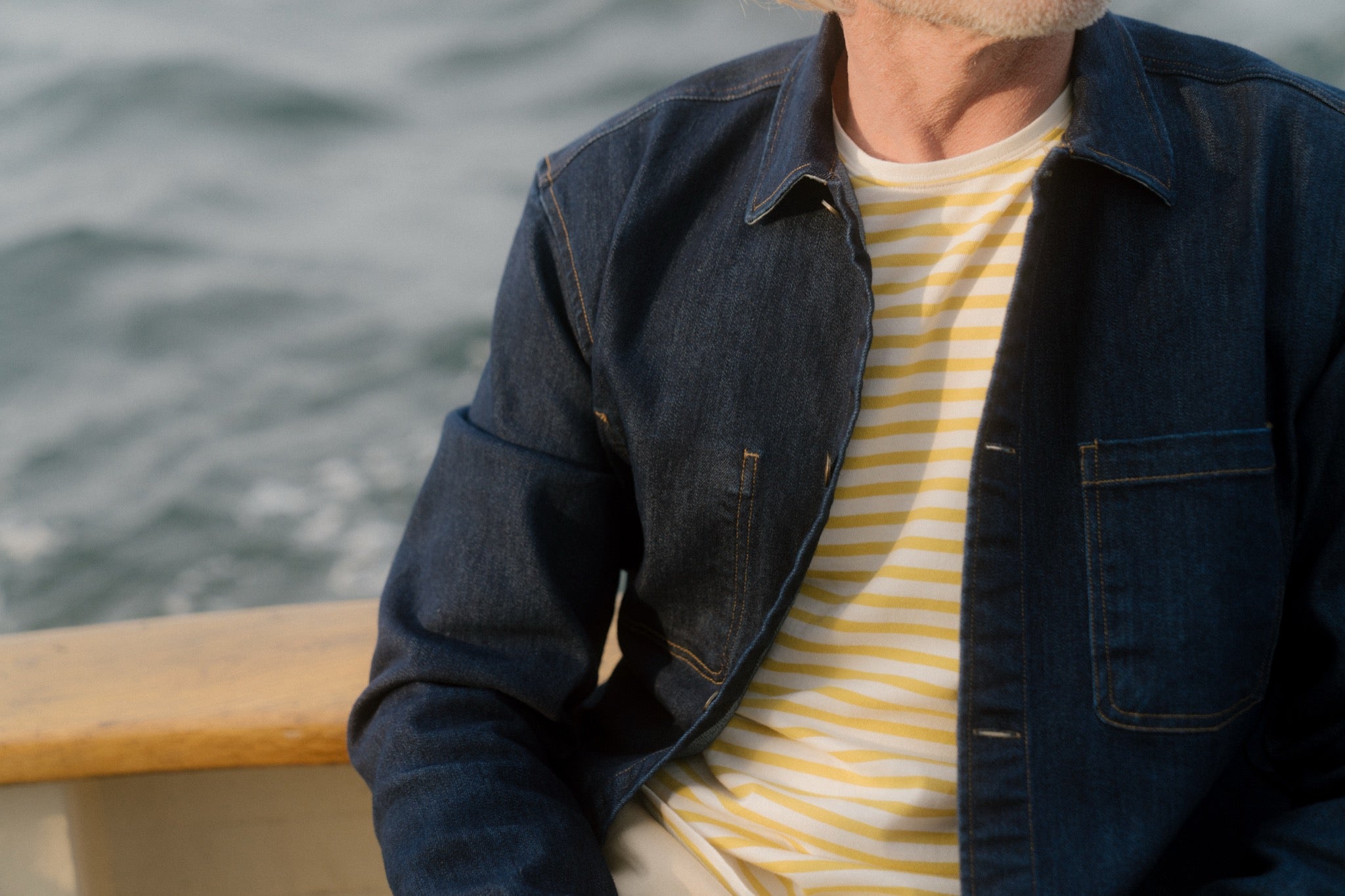 LAKOR Marine Denim Jacket Jacket Dark Blue