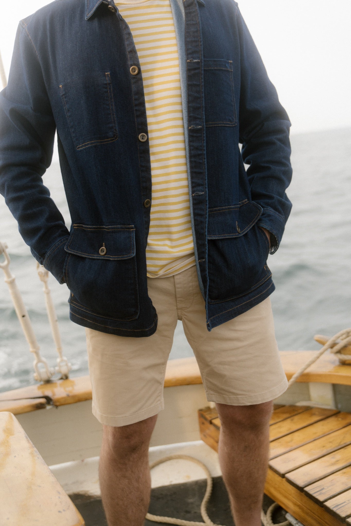 LAKOR Marine Denim Jacket Jacket Dark Blue