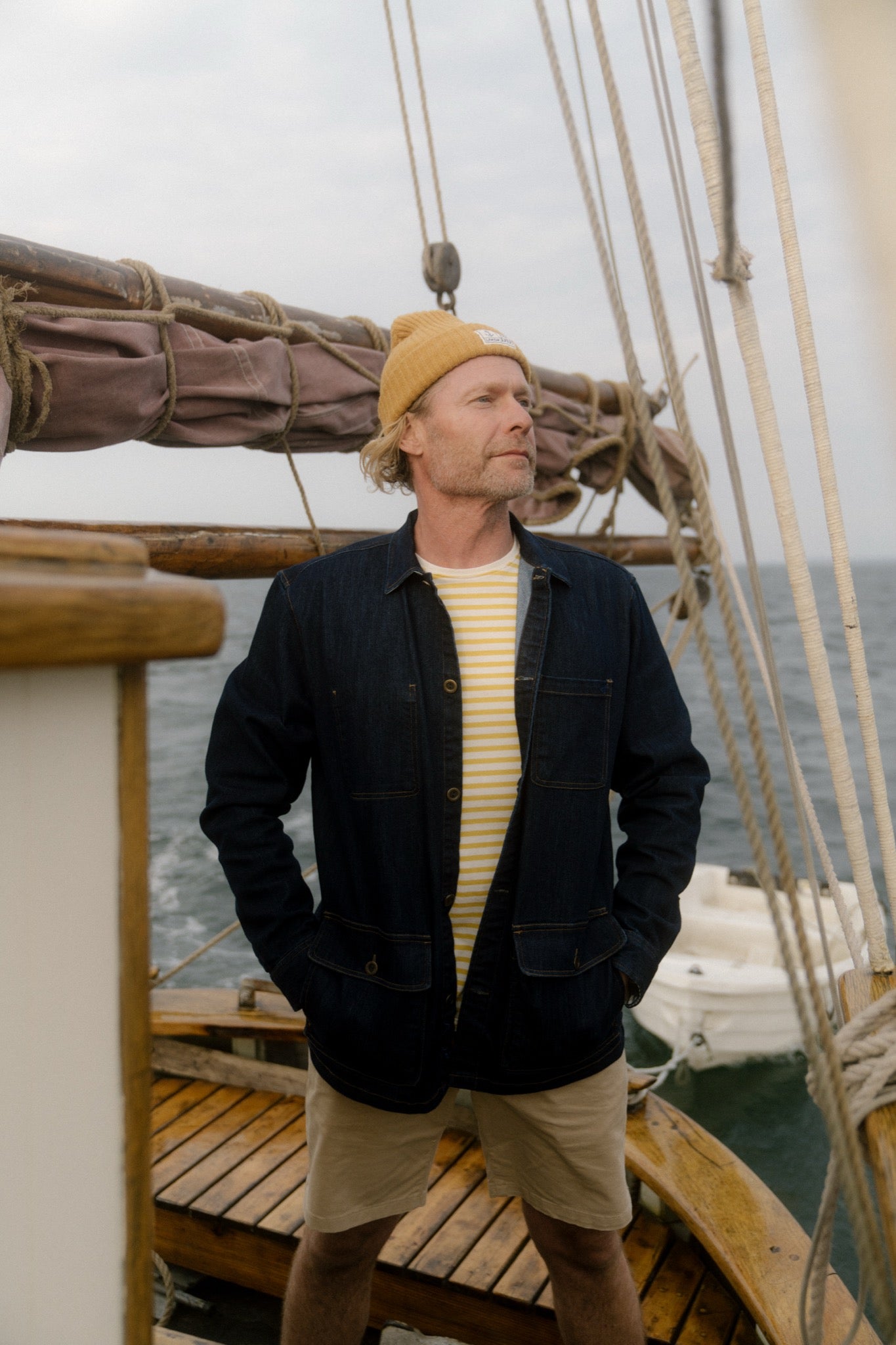 LAKOR Marine Denim Jacket Jacket Dark Blue