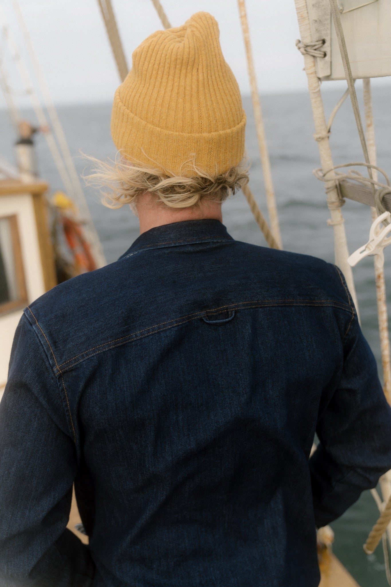 LAKOR Marine Denim Jacket Jacket Dark Blue