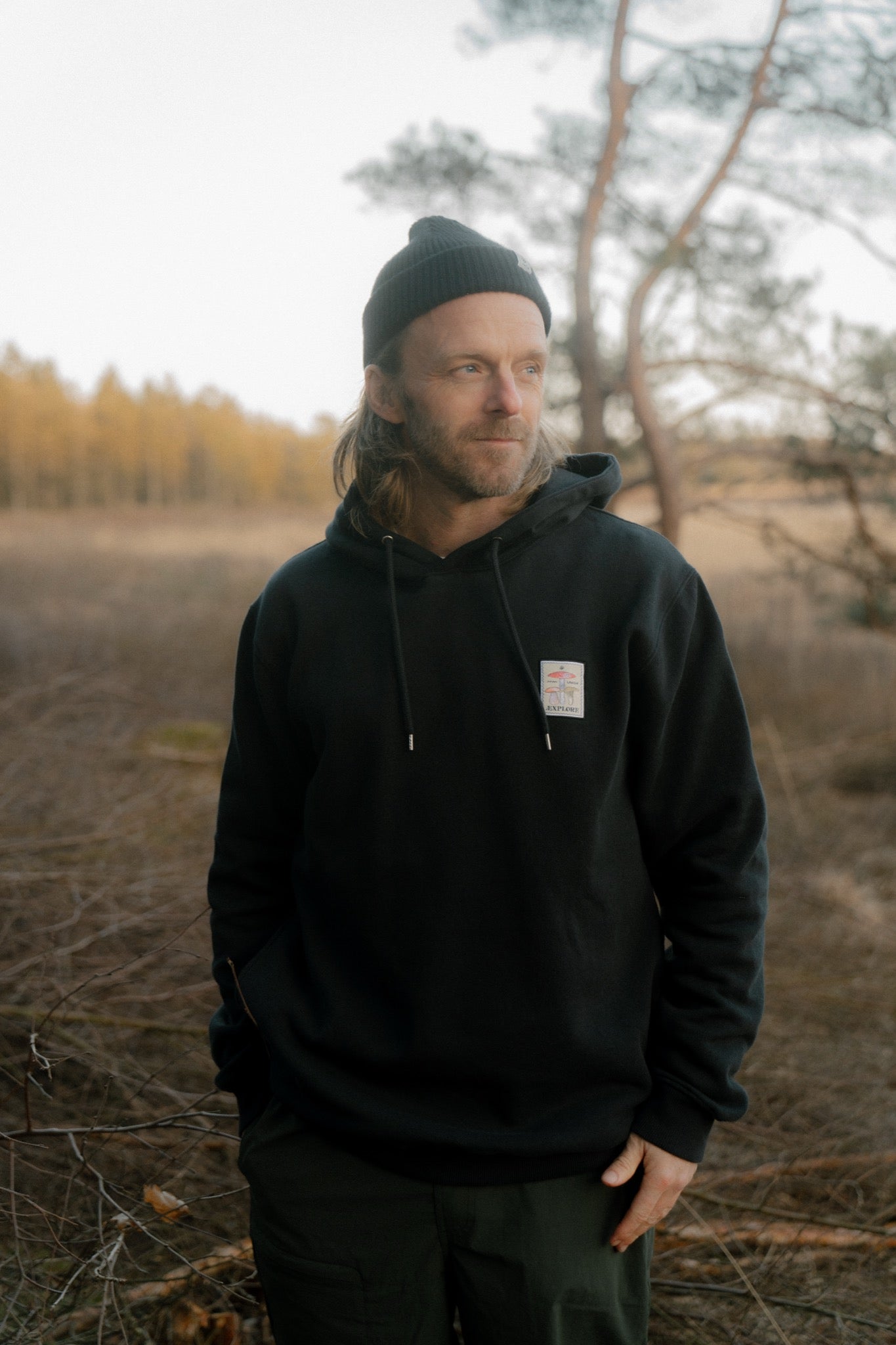 LAKOR Merino Wool Beanie Headwear Black
