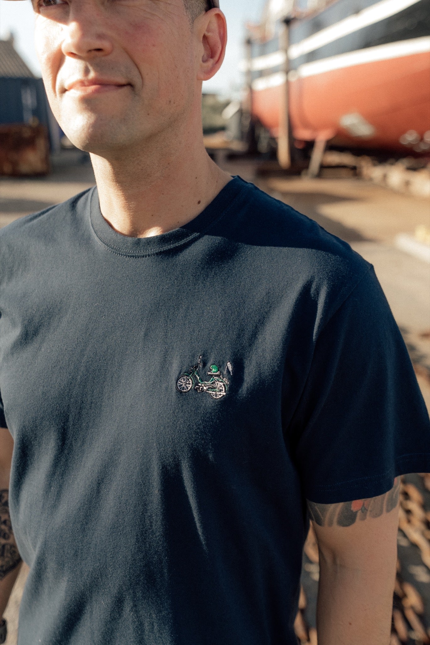 LAKOR Mini Forest Maxi T-shirt T-Shirt Blueberry