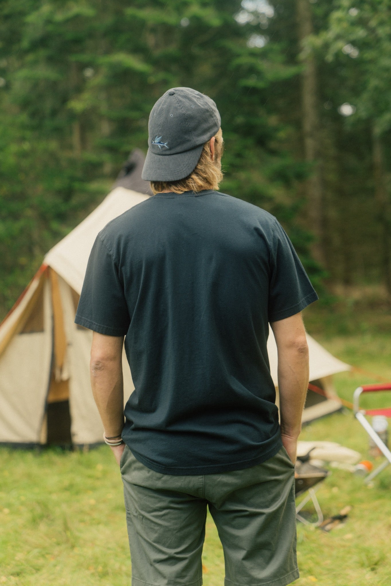 LAKOR Mini Shark Shaka T-shirt T-Shirt Blueberry