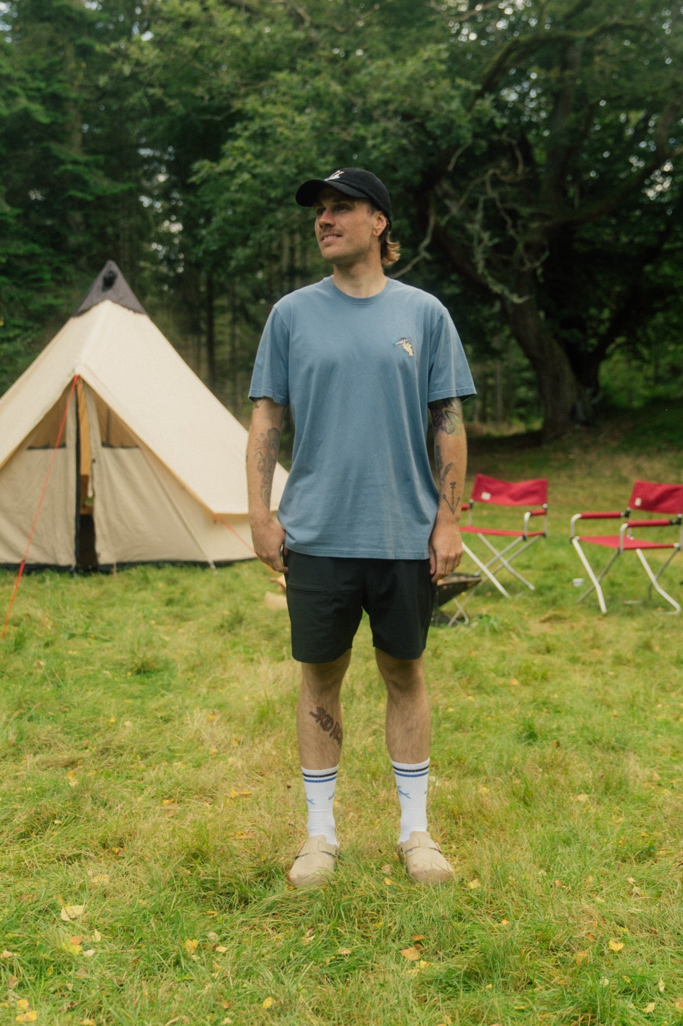 LAKOR Mini Smoking Fish Hand T-shirt T-Shirt Bering Sea