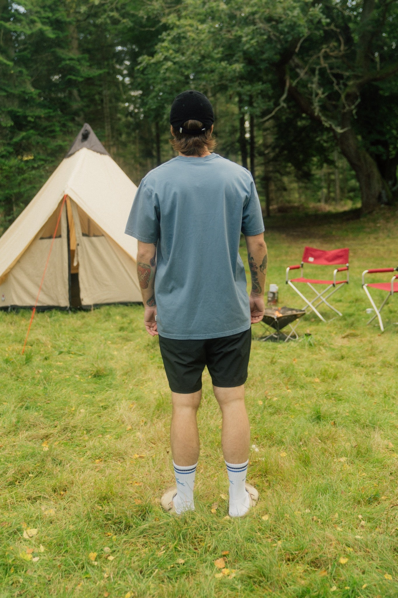 LAKOR Mini Smoking Fish Hand T-shirt T-Shirt Bering Sea