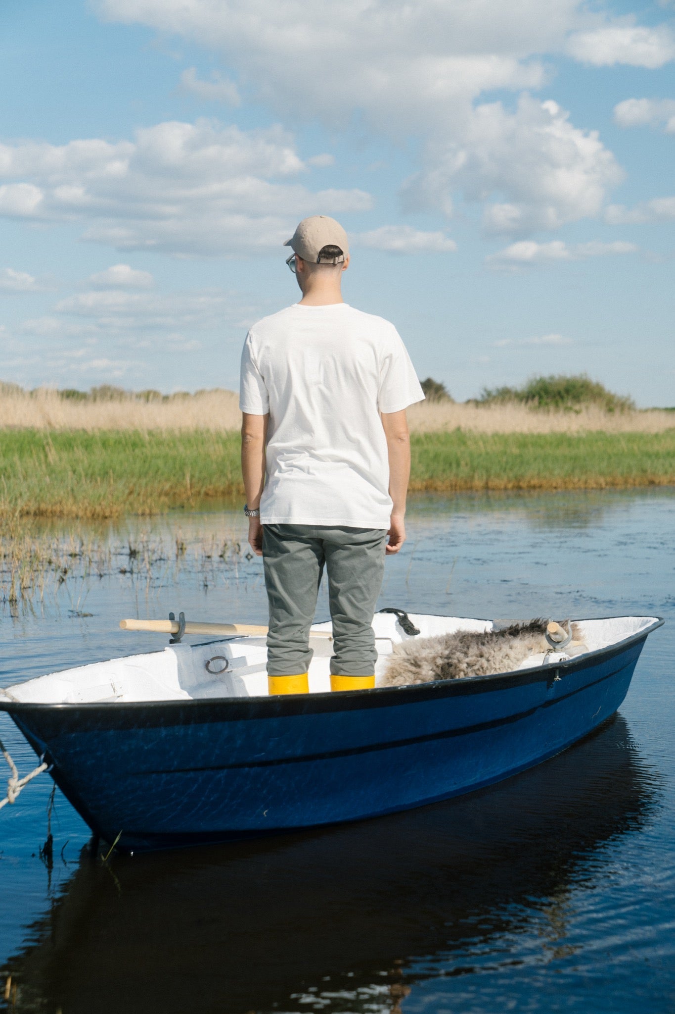 LAKOR Mini Smoking Salmon T-shirt T-Shirt Star White