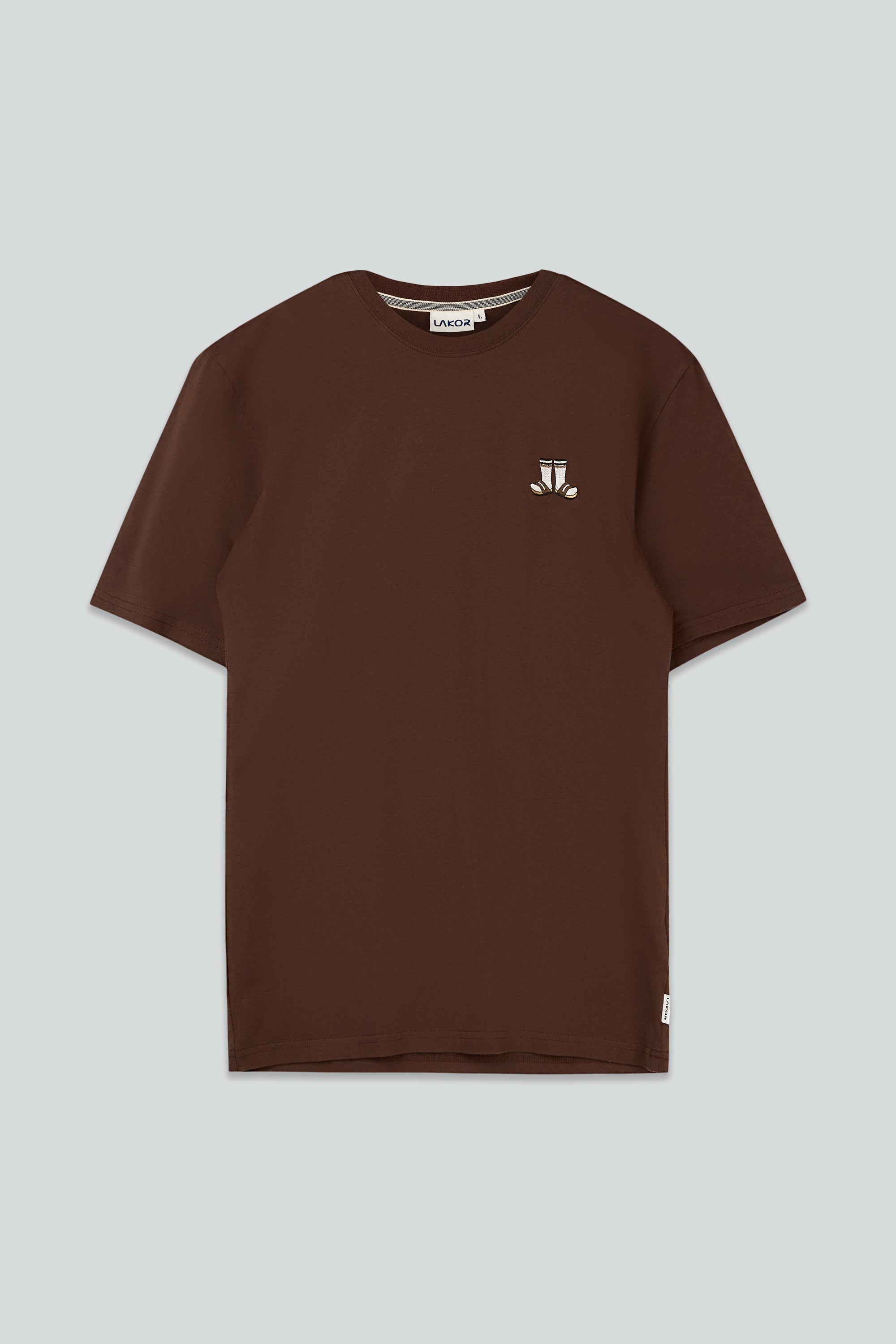 LAKOR Mini Socks & Sandals T-shirt T-Shirt Chicory Coffee
