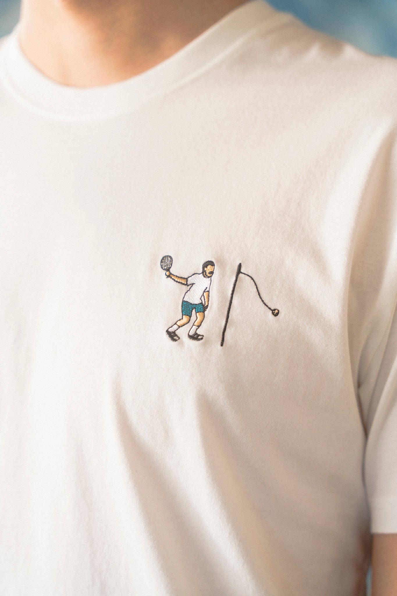 LAKOR Mini Tennis Player T-shirt T-Shirt Star White