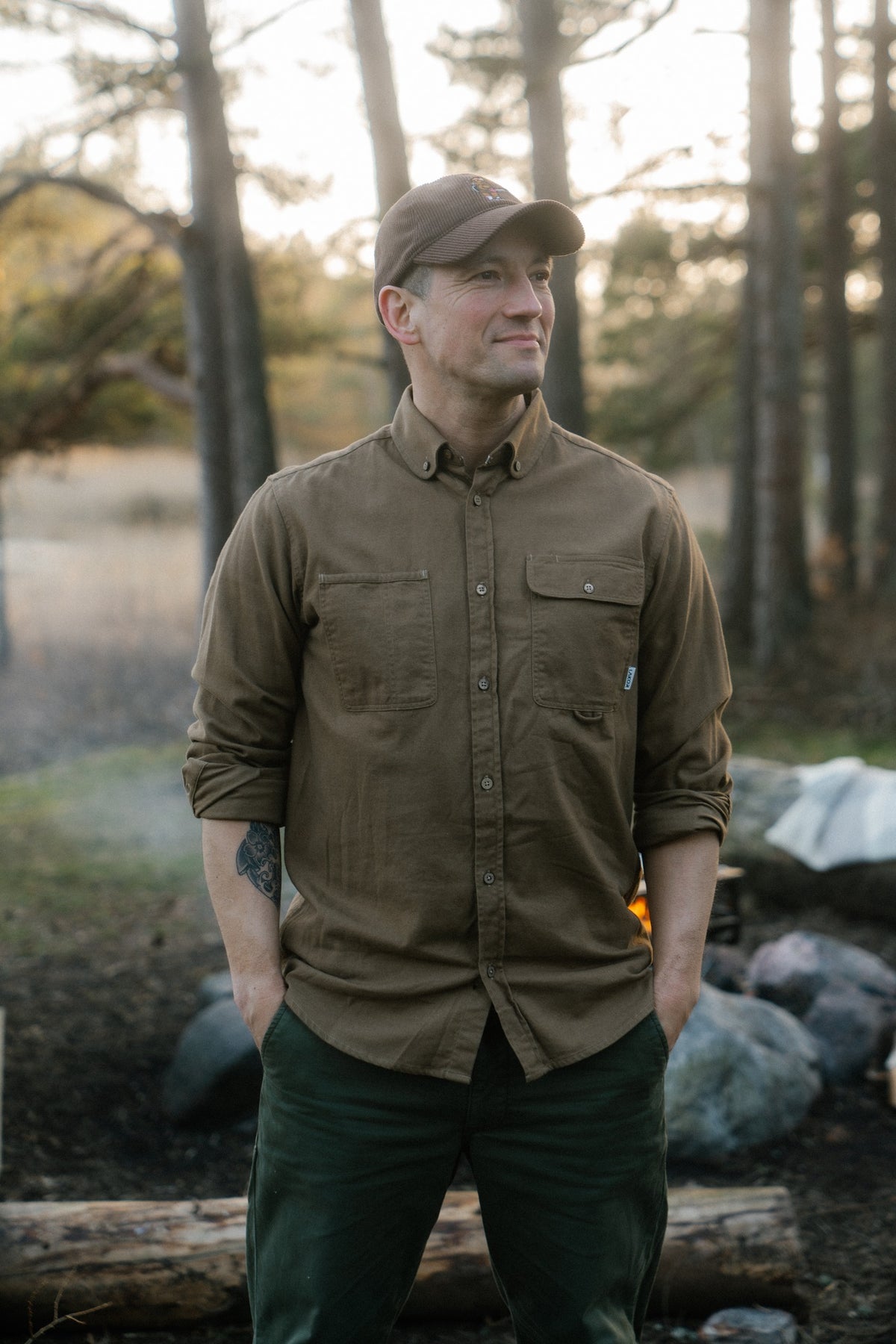 LAKOR Moleskin Shirt Shirt Kangaroo