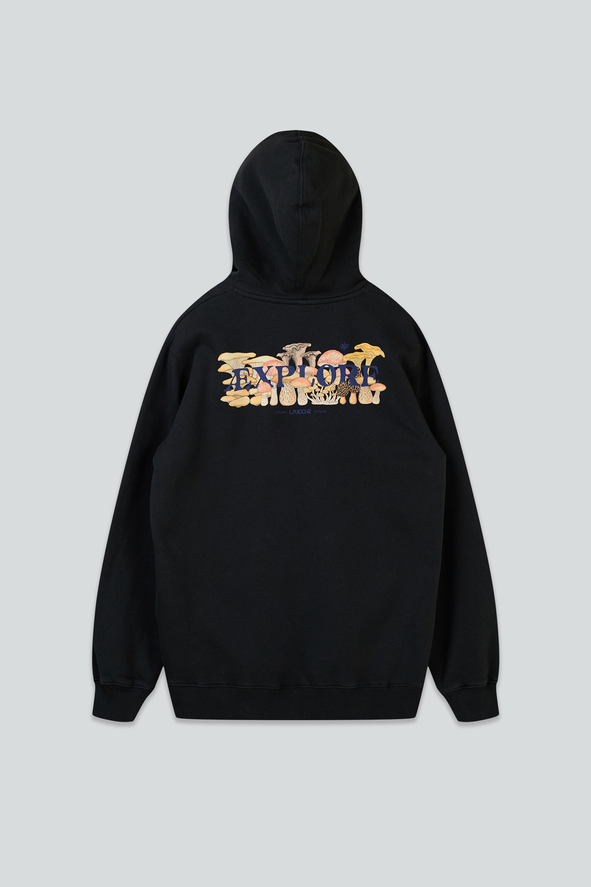 LAKOR Mushroom Forest Hoodie Sweatshirt Moonless Night