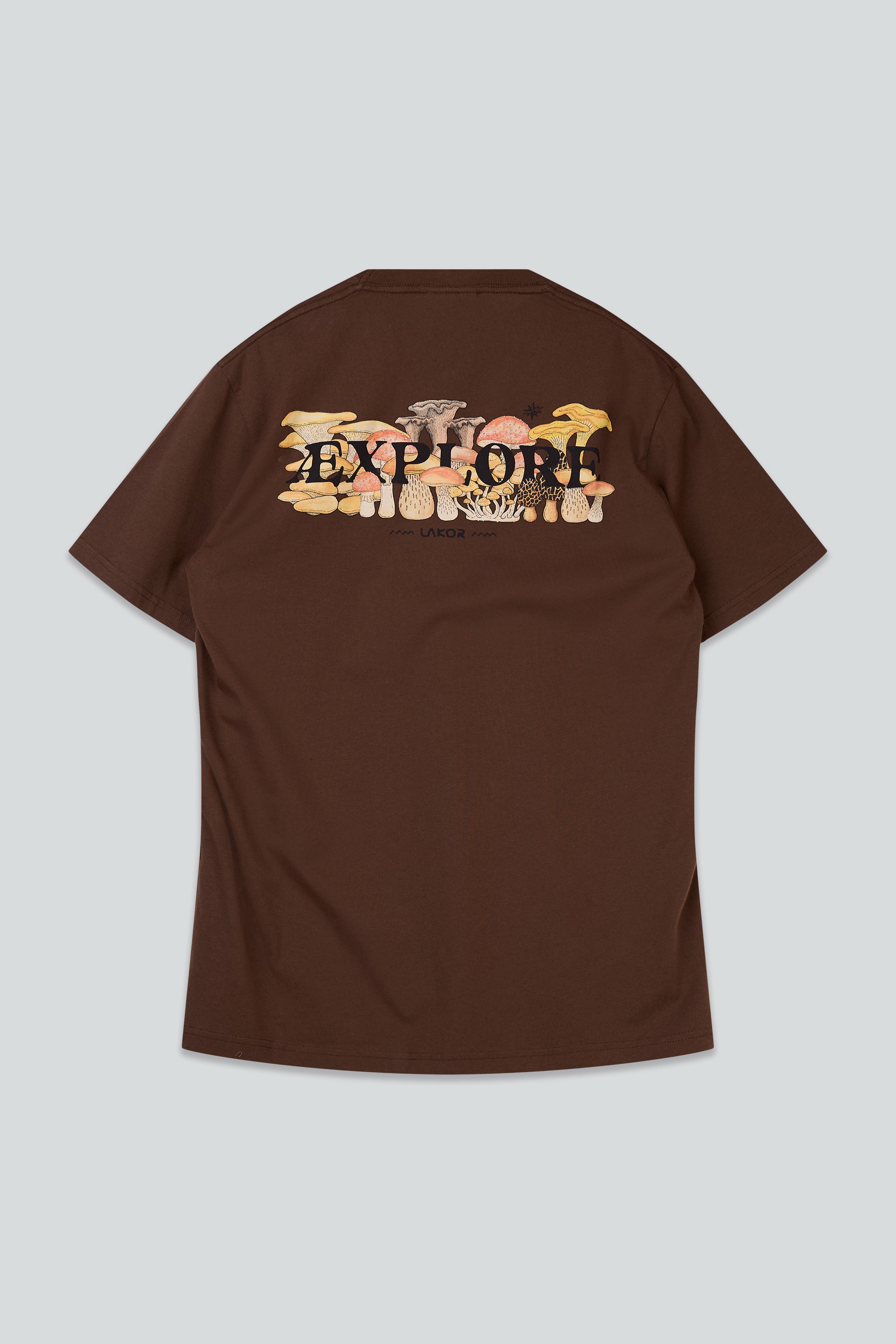 LAKOR Mushroom Forest T-shirt T-Shirt Chicory Coffee