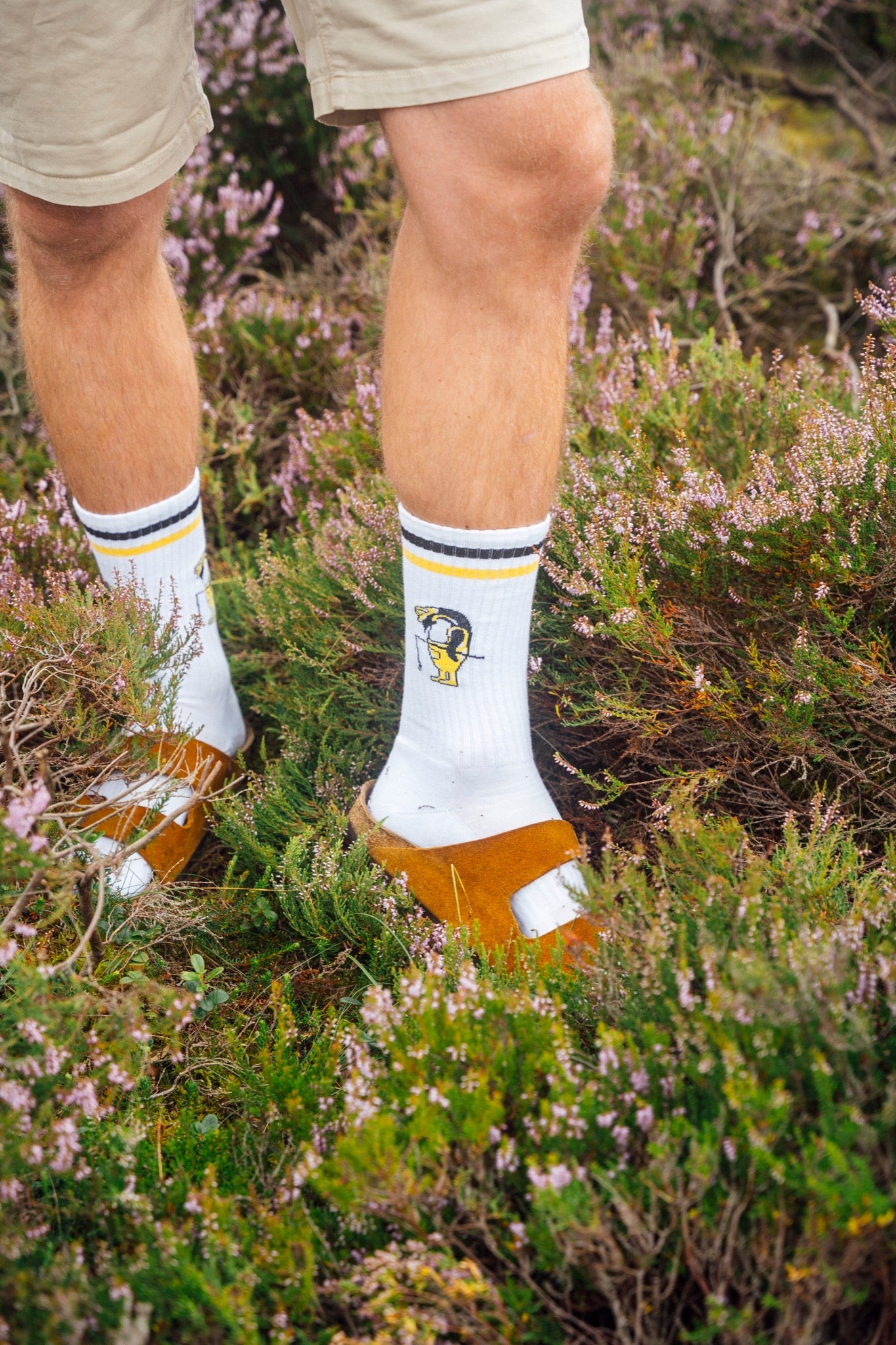 LAKOR No Catch Socks Tennis Socks White