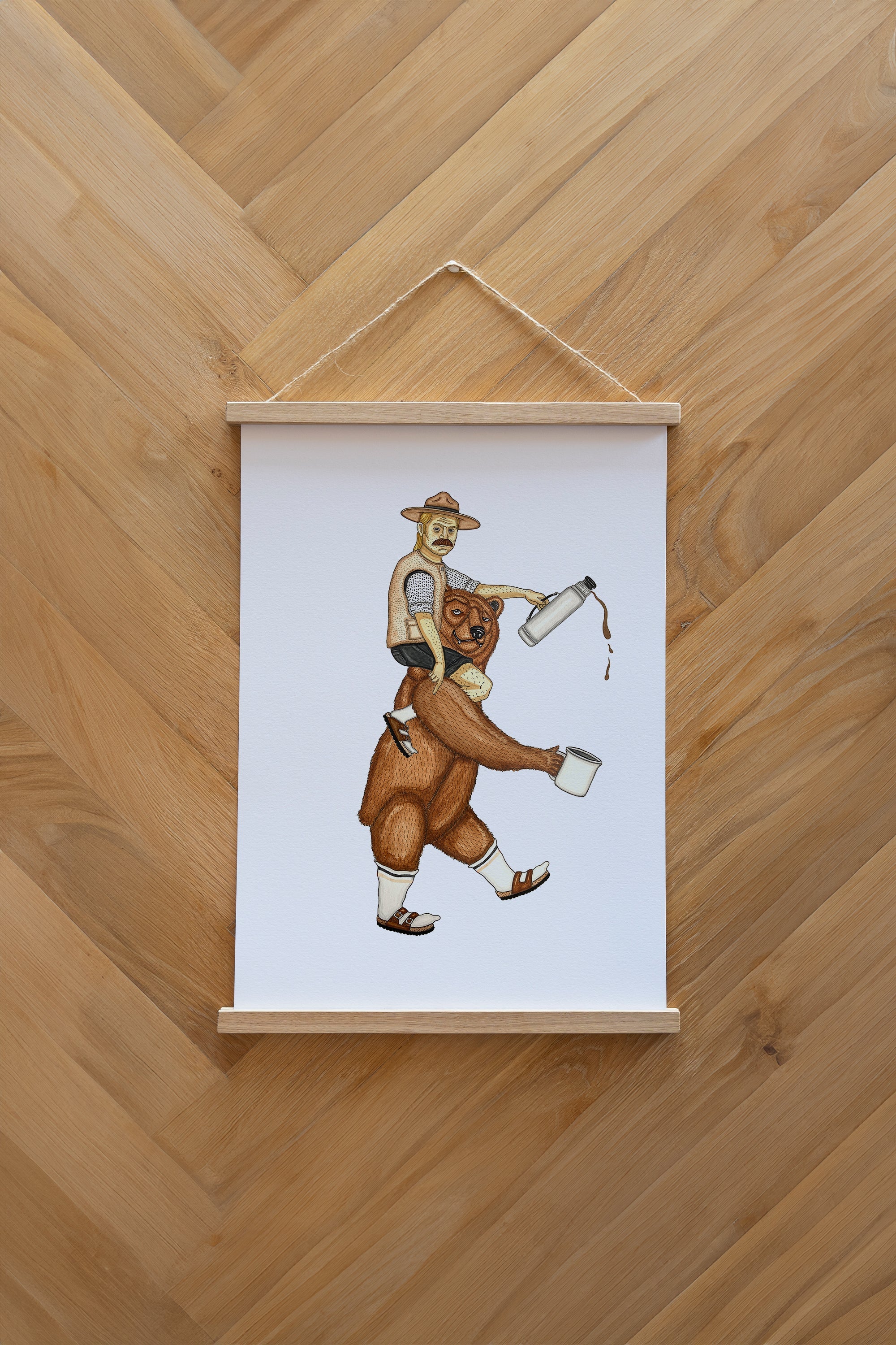 Nordic Über Plakat - White