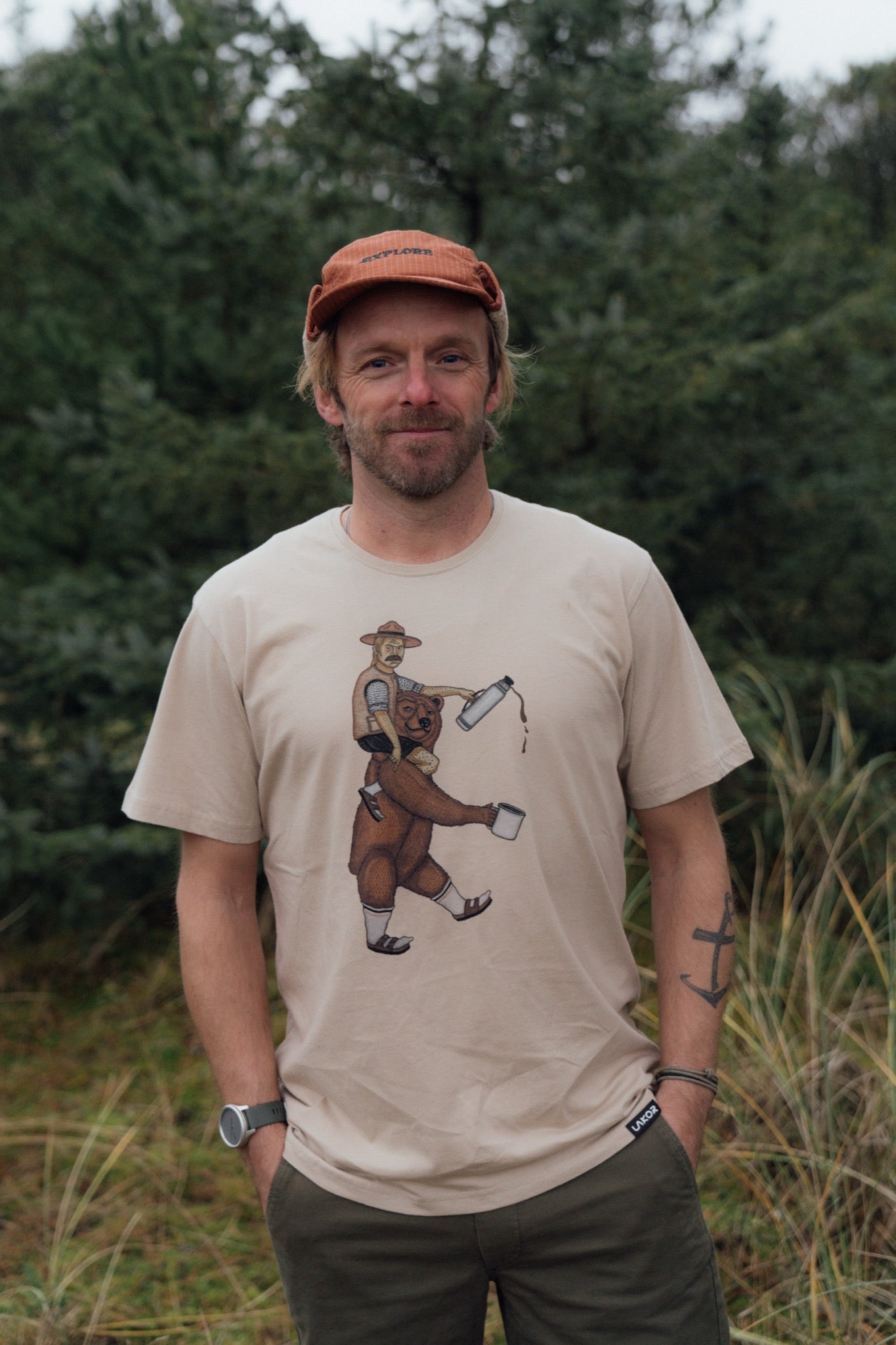 Nordic Über T-shirt - White Pepper