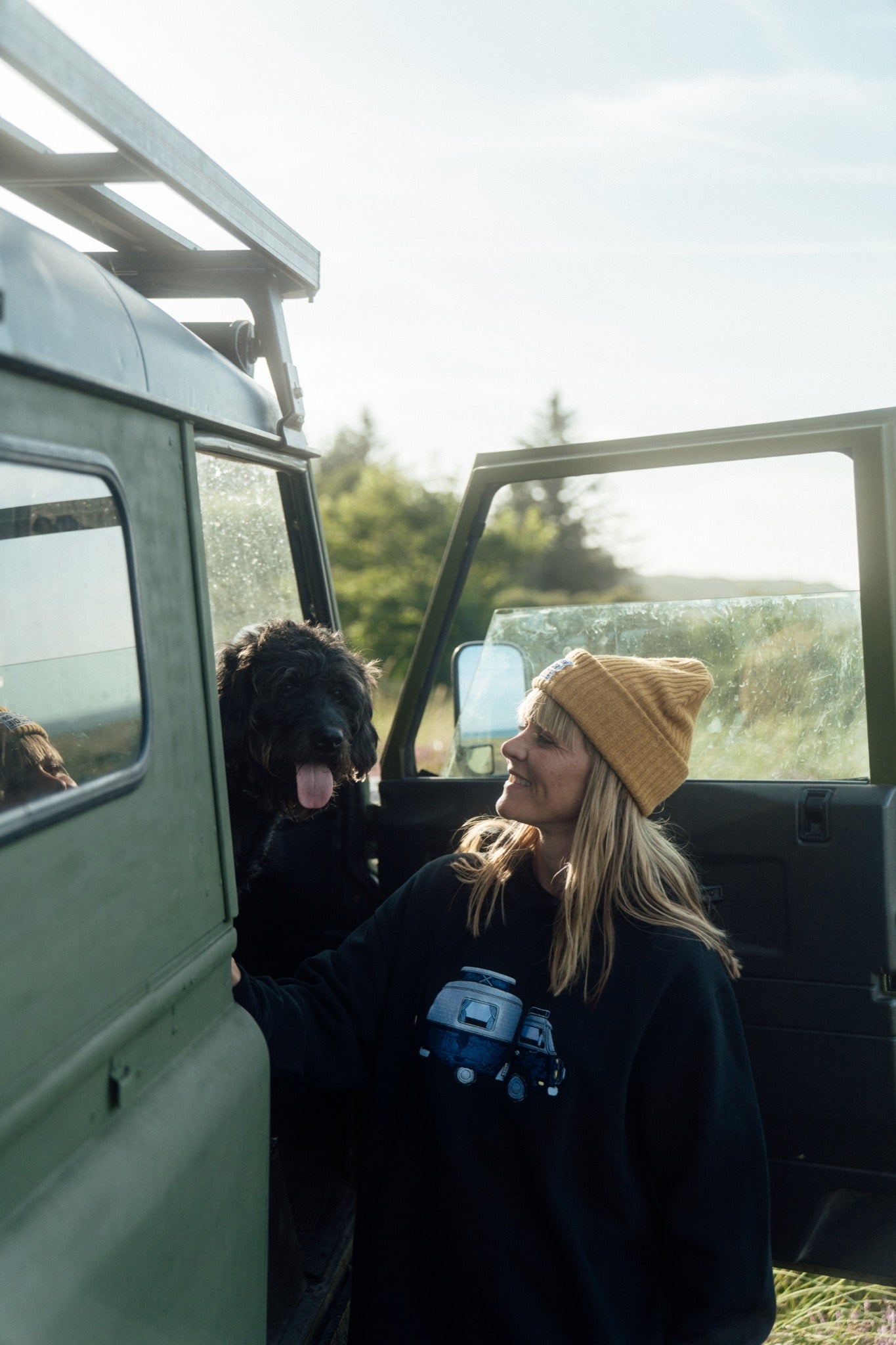 Ocean Camper Hoodie - Moonless Night