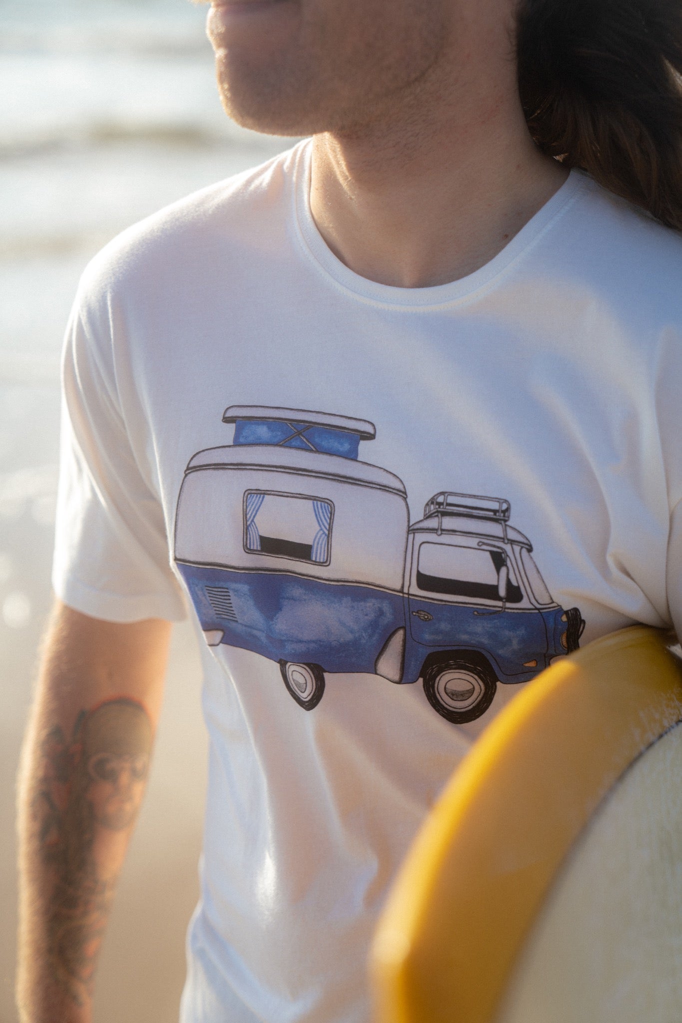 Ocean Camper T-shirt - Star White