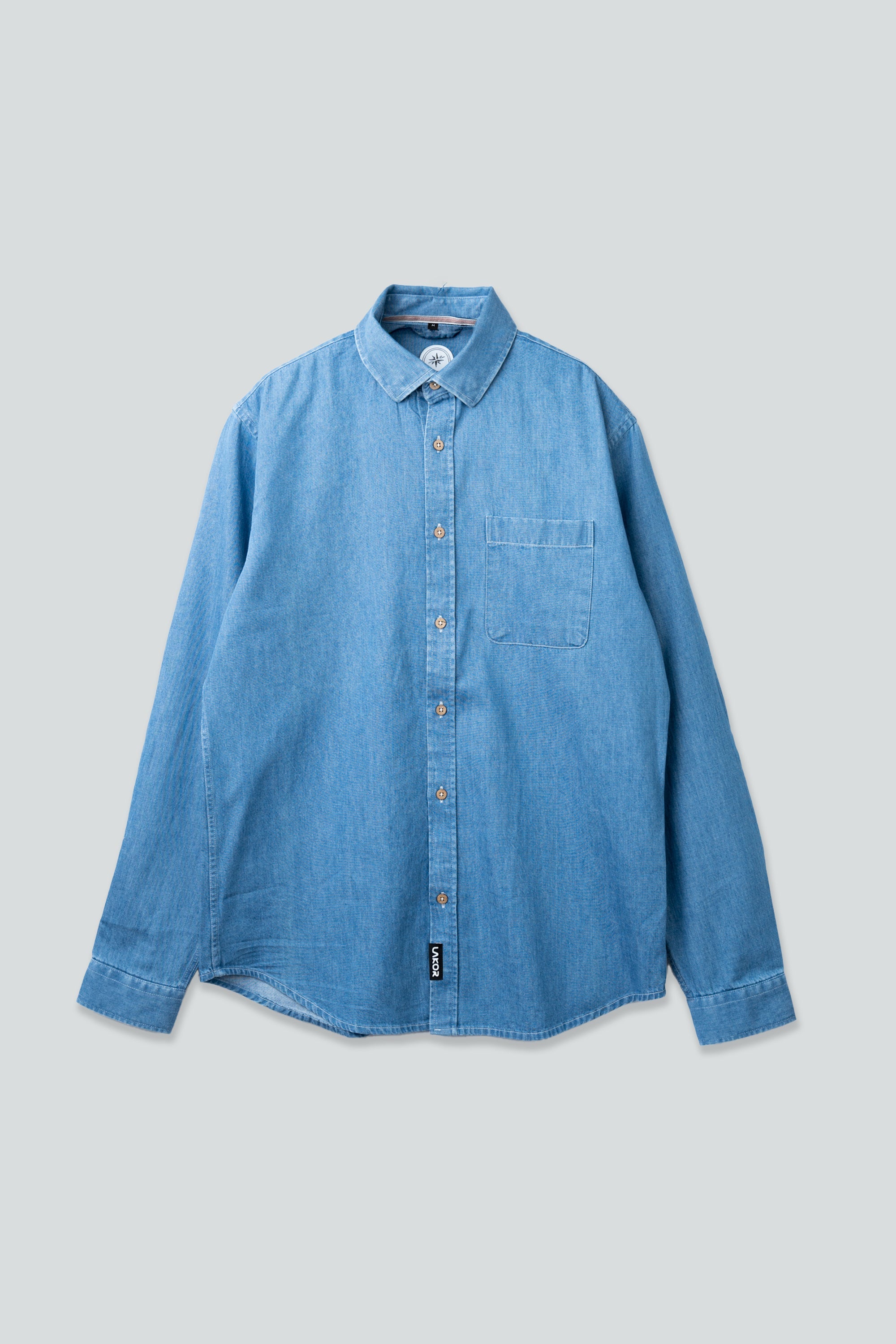 LAKOR Organic Denim Shirt Shirt Medium Blue
