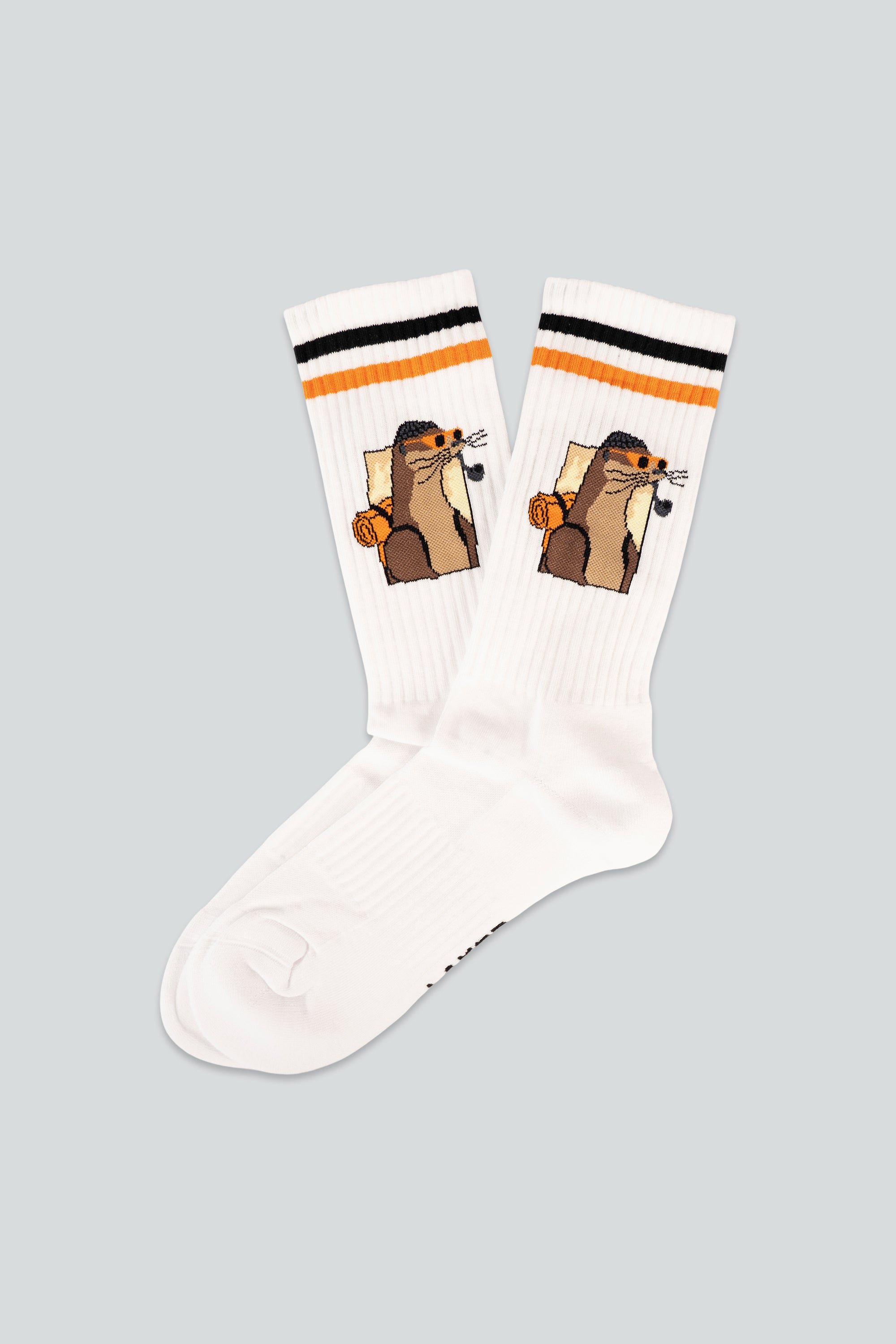 LAKOR Otter Æxplorer Socks Tennis Socks White